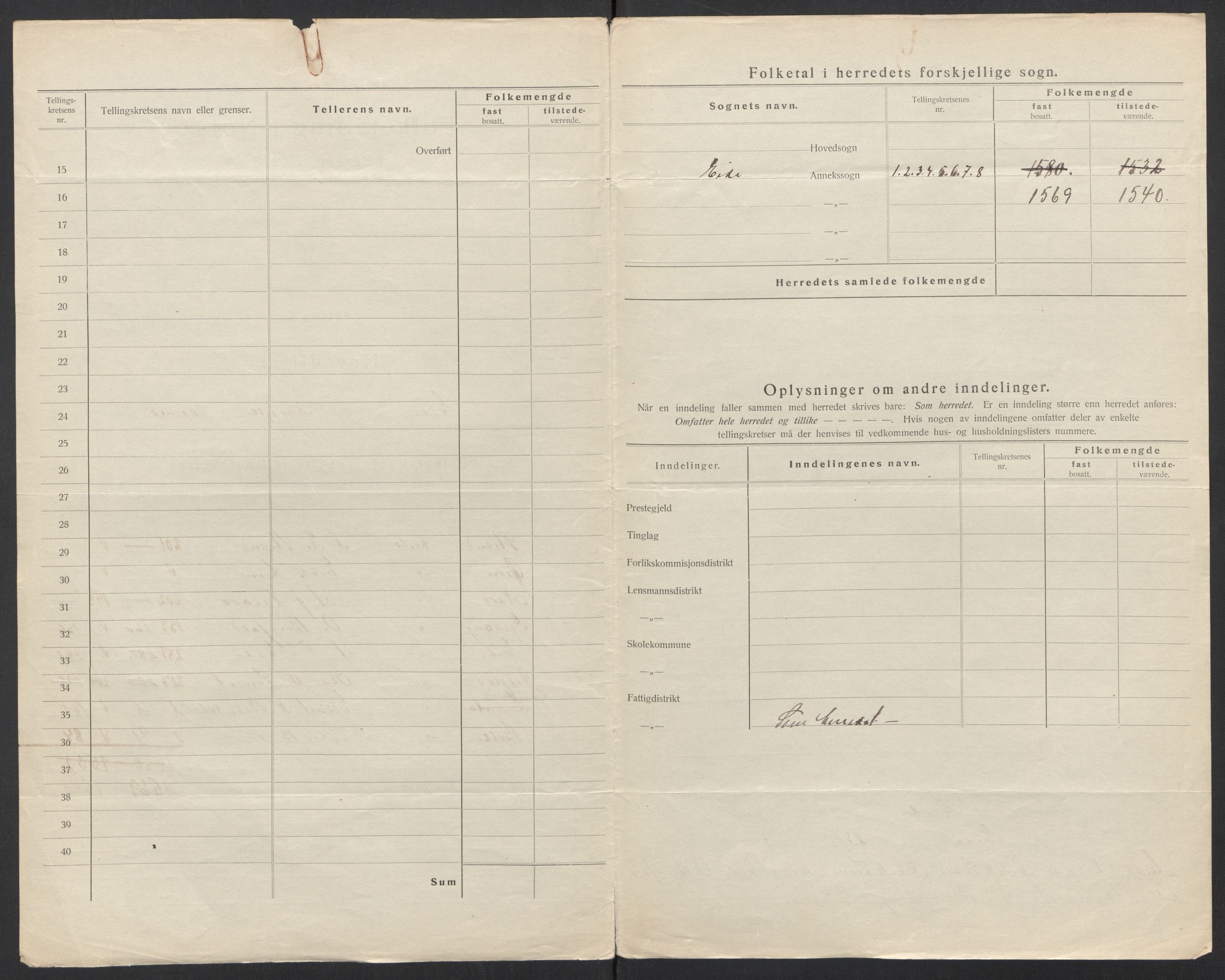 SAT, Folketelling 1920 for 1551 Eide herred, 1920, s. 4