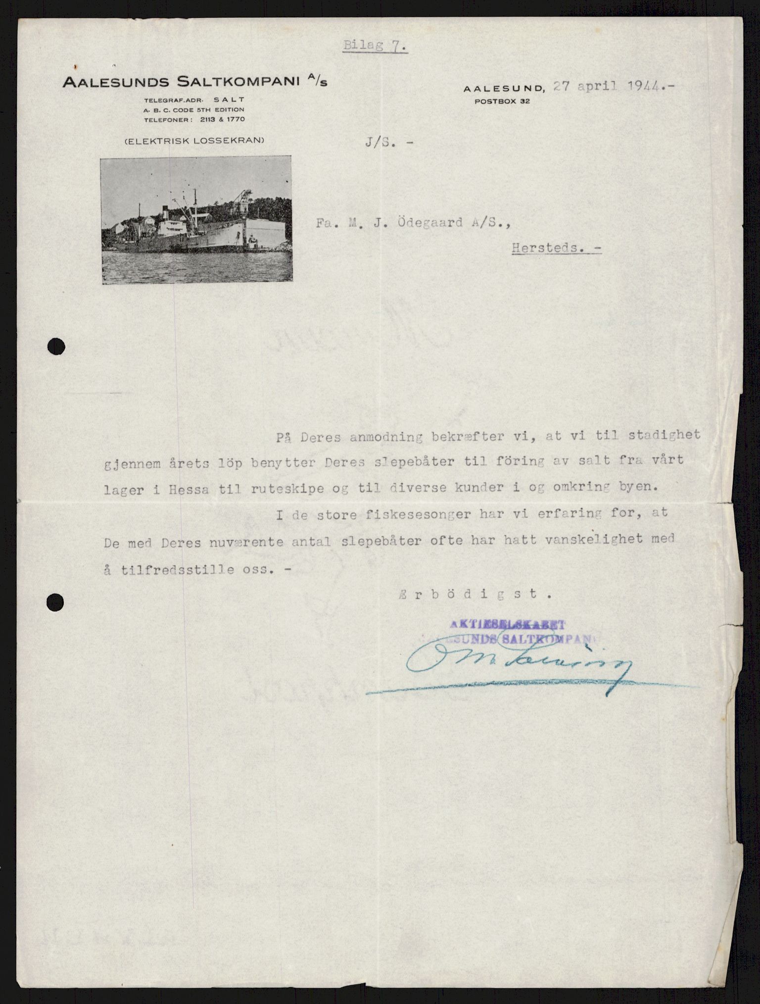 Direktoratet for industriforsyning, Sekretariatet, AV/RA-S-4153/D/Df/L0055: 9. Metallkontoret, 1940-1945, s. 225