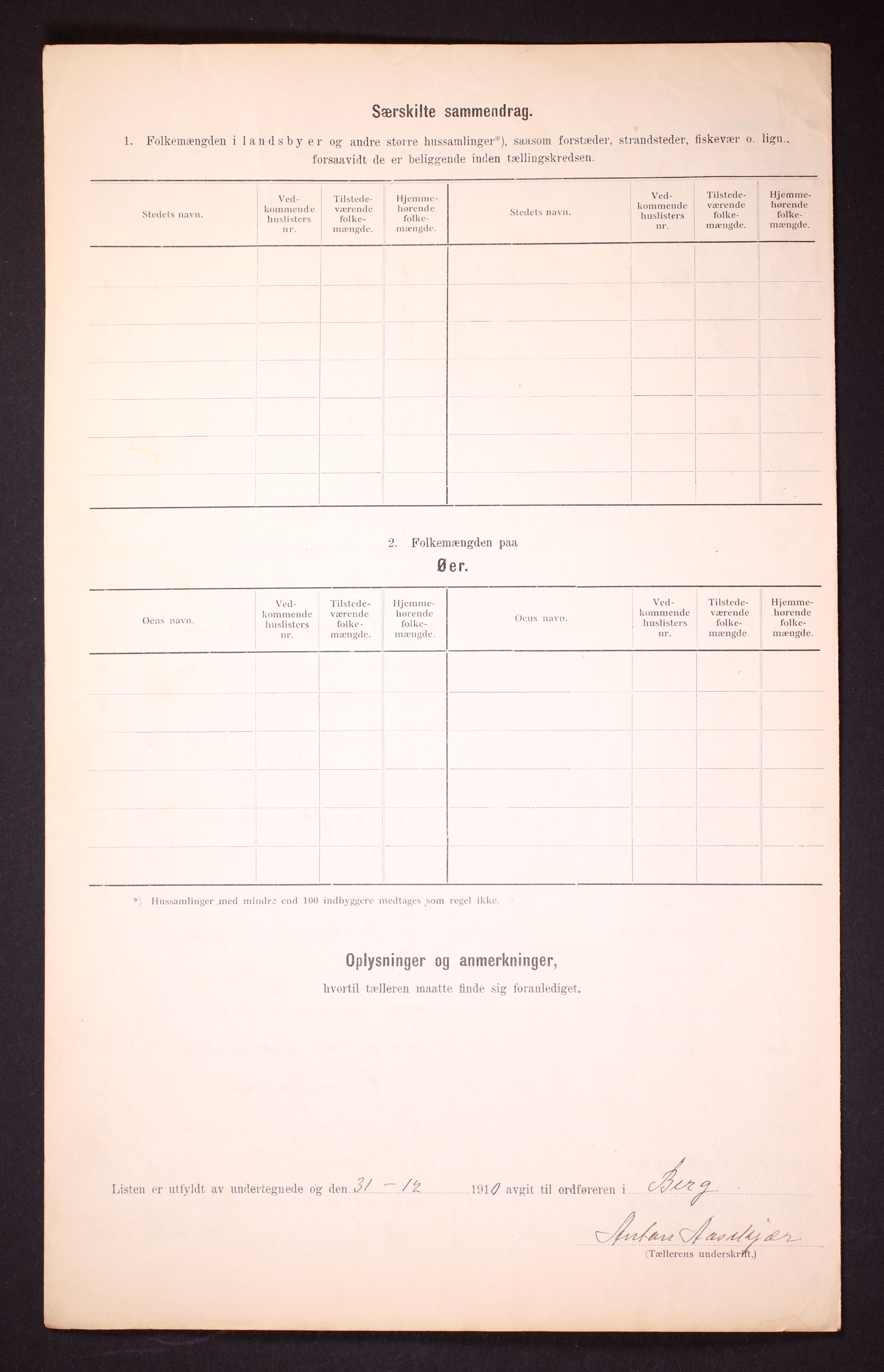 RA, Folketelling 1910 for 0116 Berg herred, 1910, s. 6