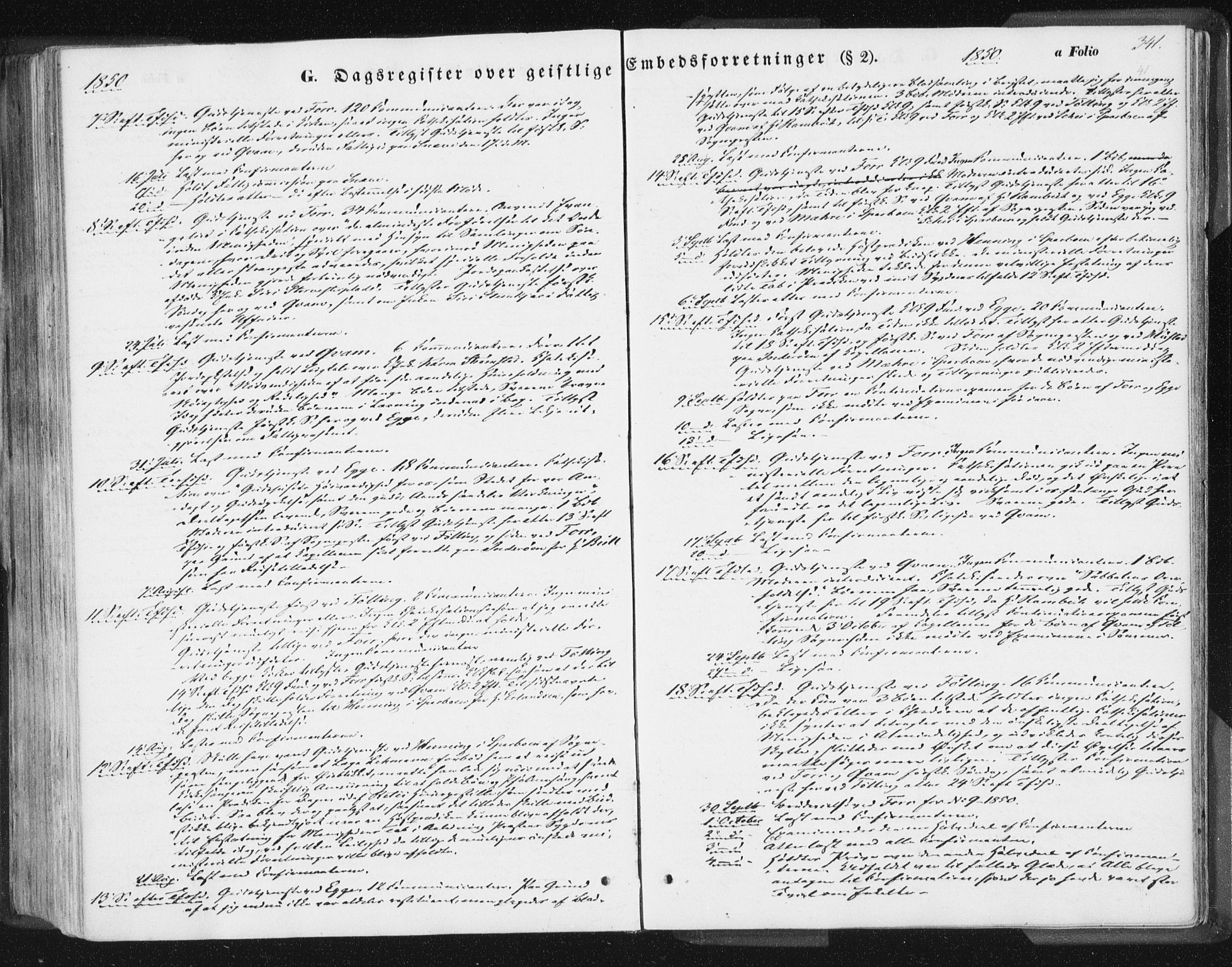 Ministerialprotokoller, klokkerbøker og fødselsregistre - Nord-Trøndelag, SAT/A-1458/746/L0446: Ministerialbok nr. 746A05, 1846-1859, s. 341