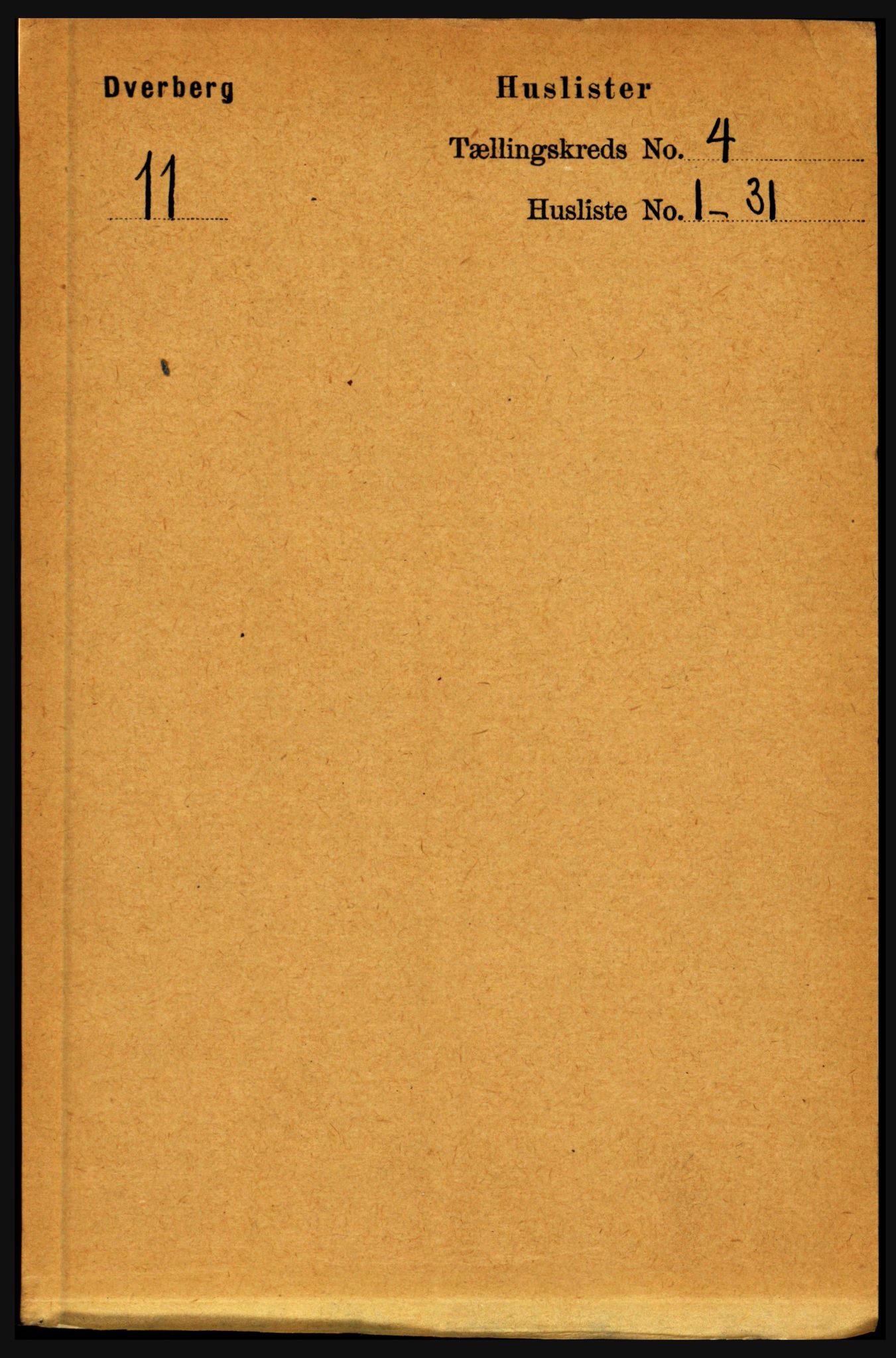 RA, Folketelling 1891 for 1872 Dverberg herred, 1891, s. 1241