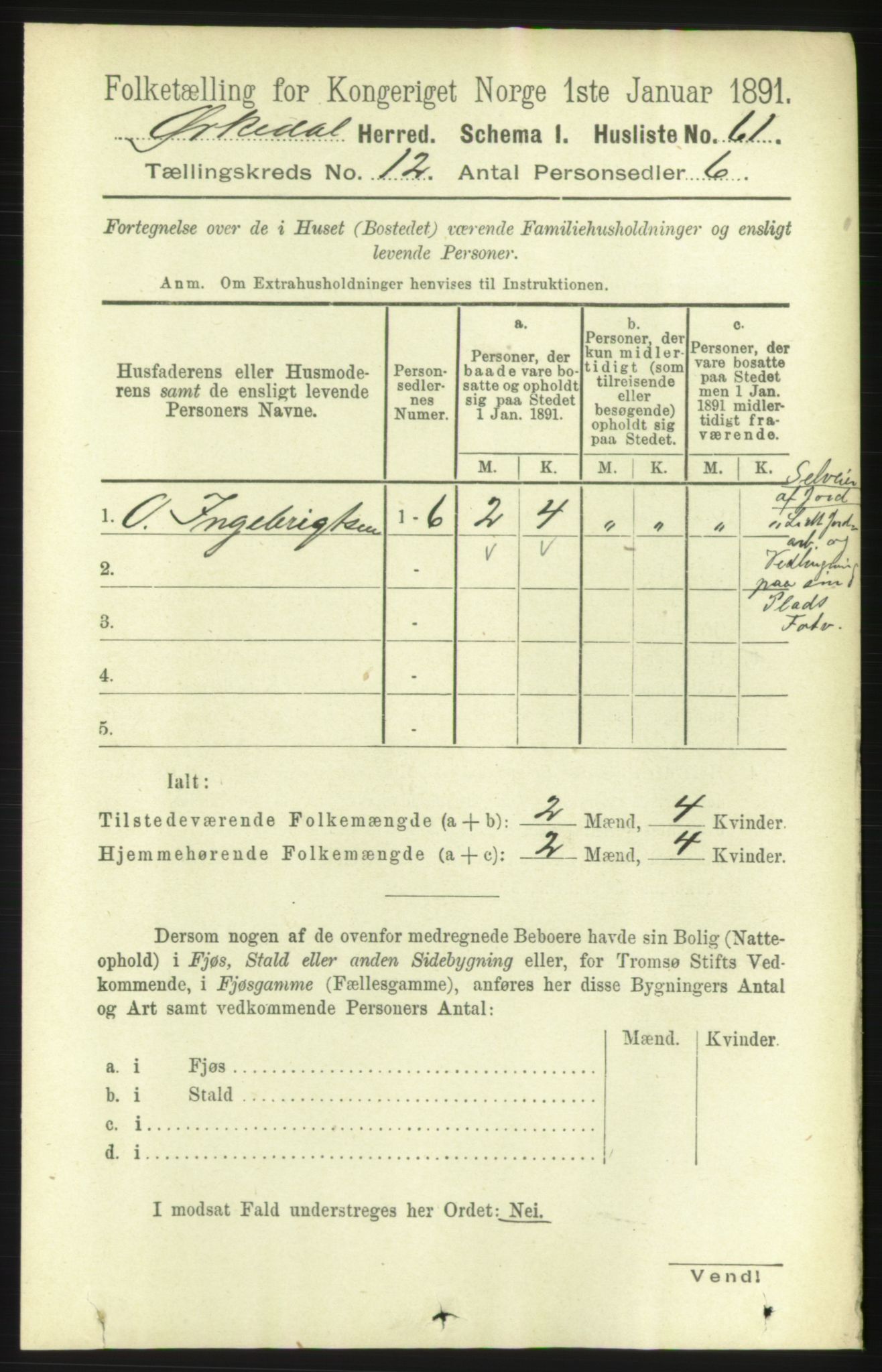 RA, Folketelling 1891 for 1638 Orkdal herred, 1891, s. 5576