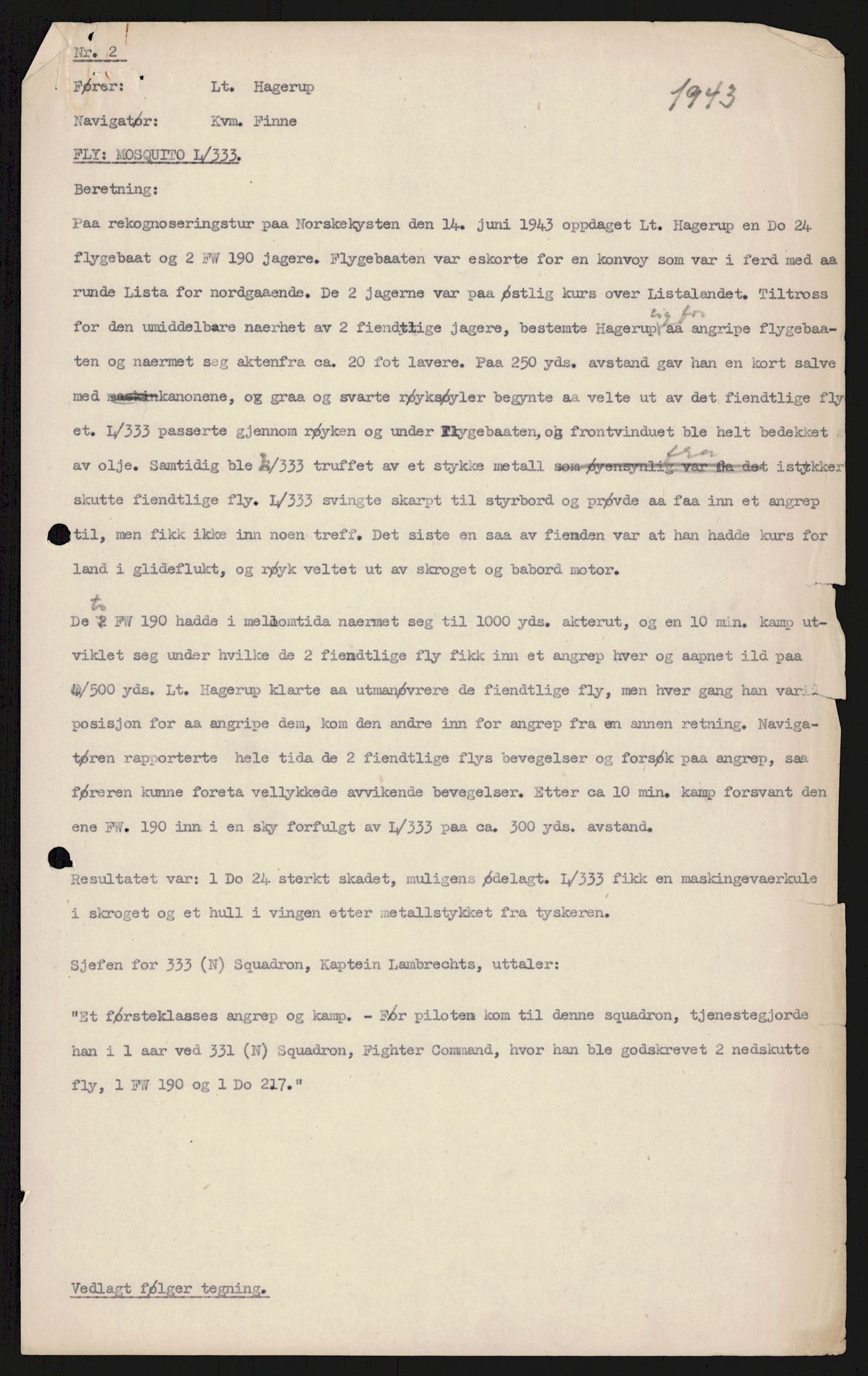 Forsvaret, 333 Skvadron, AV/RA-RAFA-2003/1/Da/L0038: --, 1941-1970, s. 530