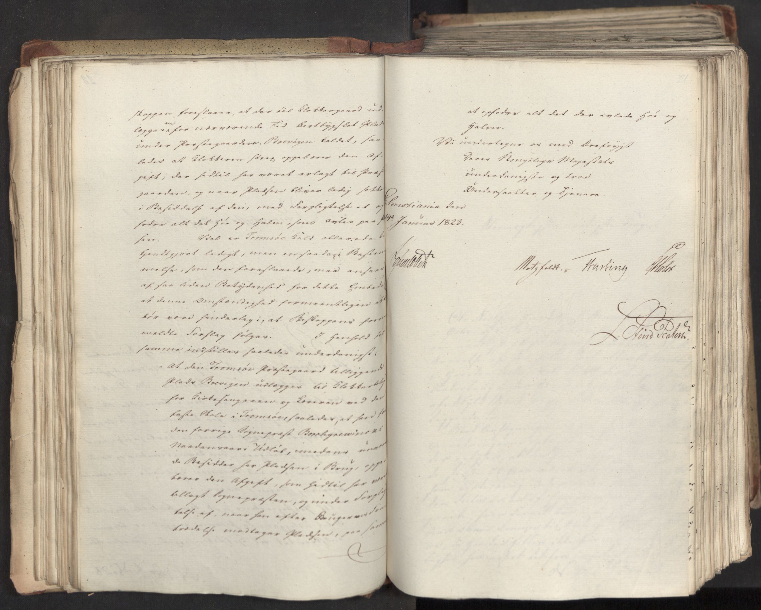 Statsrådsavdelingen i Stockholm, AV/RA-S-1003/D/Da/L0033: Regjeringsinnstillinger nr. 1-274, 1823, s. 82