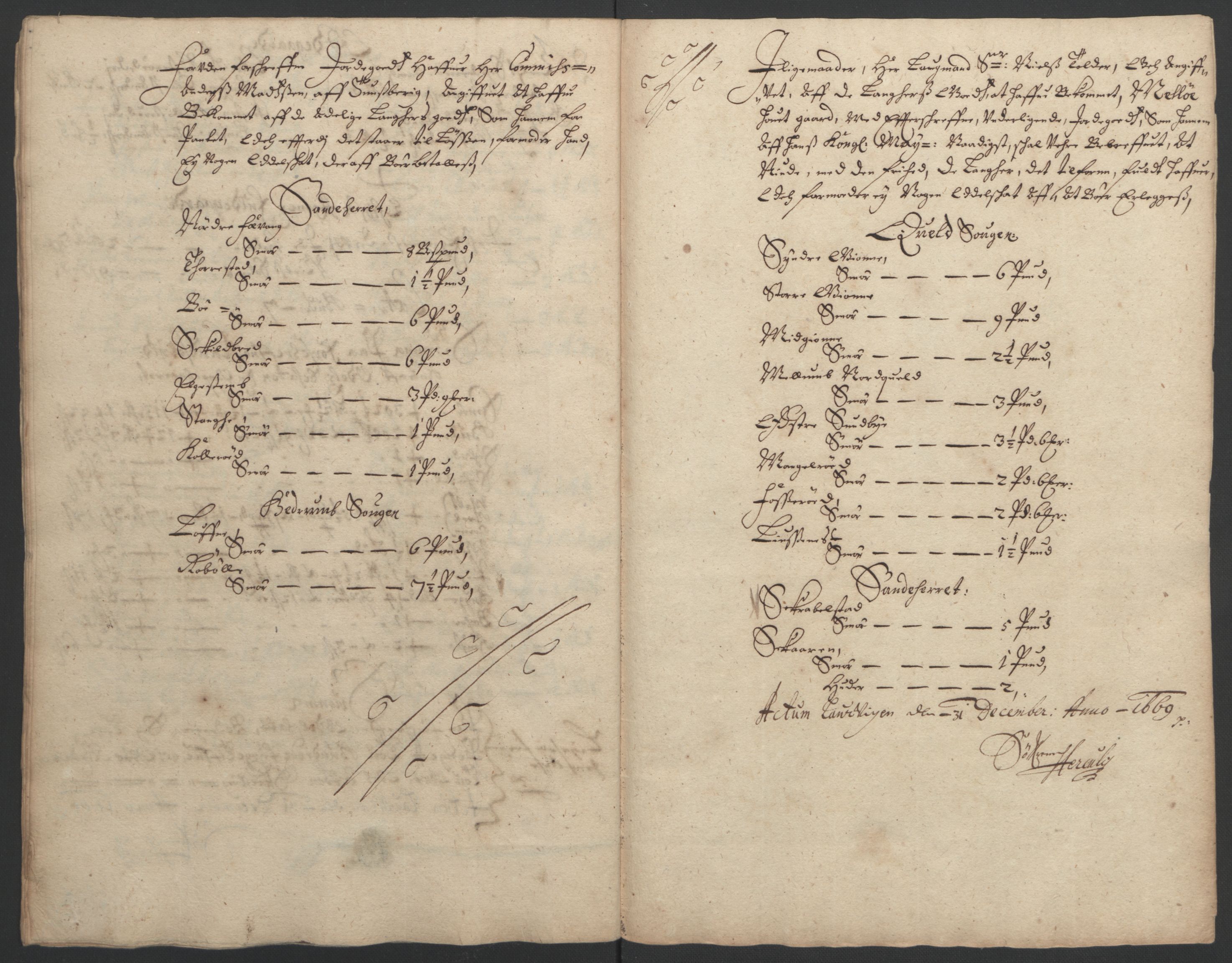 Rentekammeret inntil 1814, Reviderte regnskaper, Fogderegnskap, RA/EA-4092/R33/L1965: Fogderegnskap Larvik grevskap, 1669-1670, s. 85