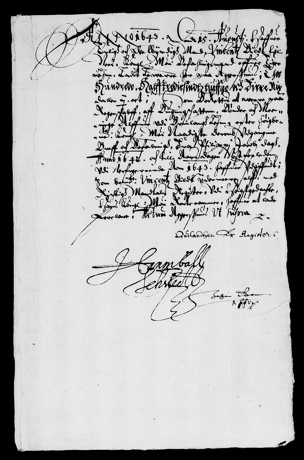 Rentekammeret inntil 1814, Reviderte regnskaper, Lensregnskaper, AV/RA-EA-5023/R/Rb/Rbl/L0008: Brunla len, 1641-1644