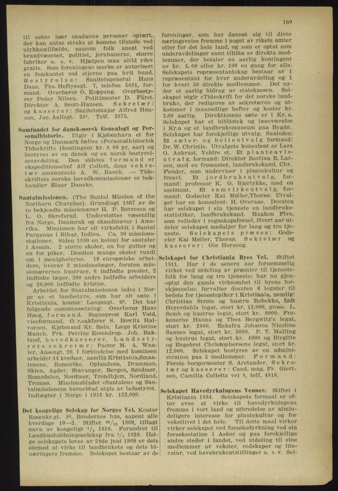 Kristiania/Oslo adressebok, PUBL/-, 1918, s. 182