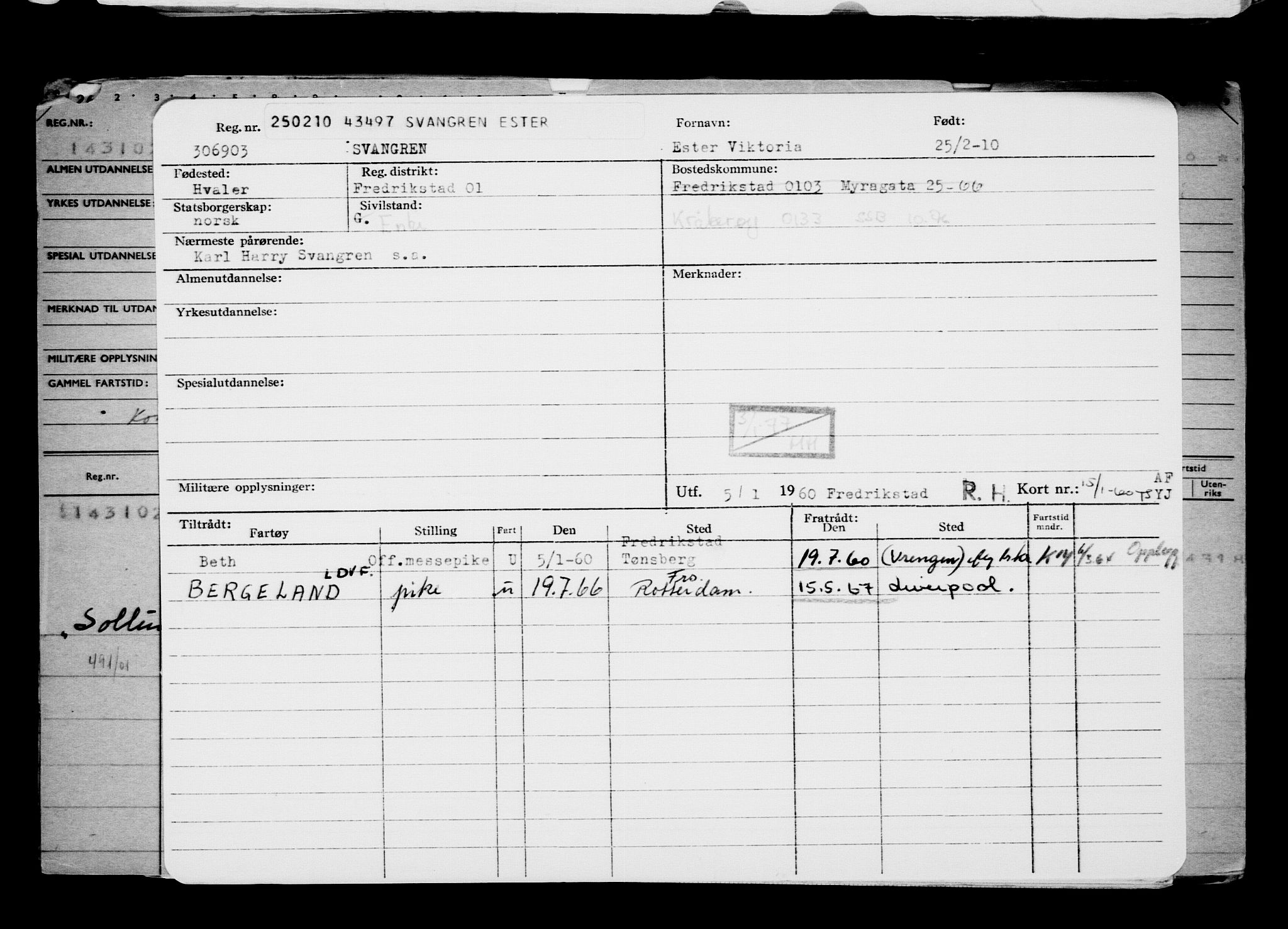 Direktoratet for sjømenn, AV/RA-S-3545/G/Gb/L0088: Hovedkort, 1910, s. 365