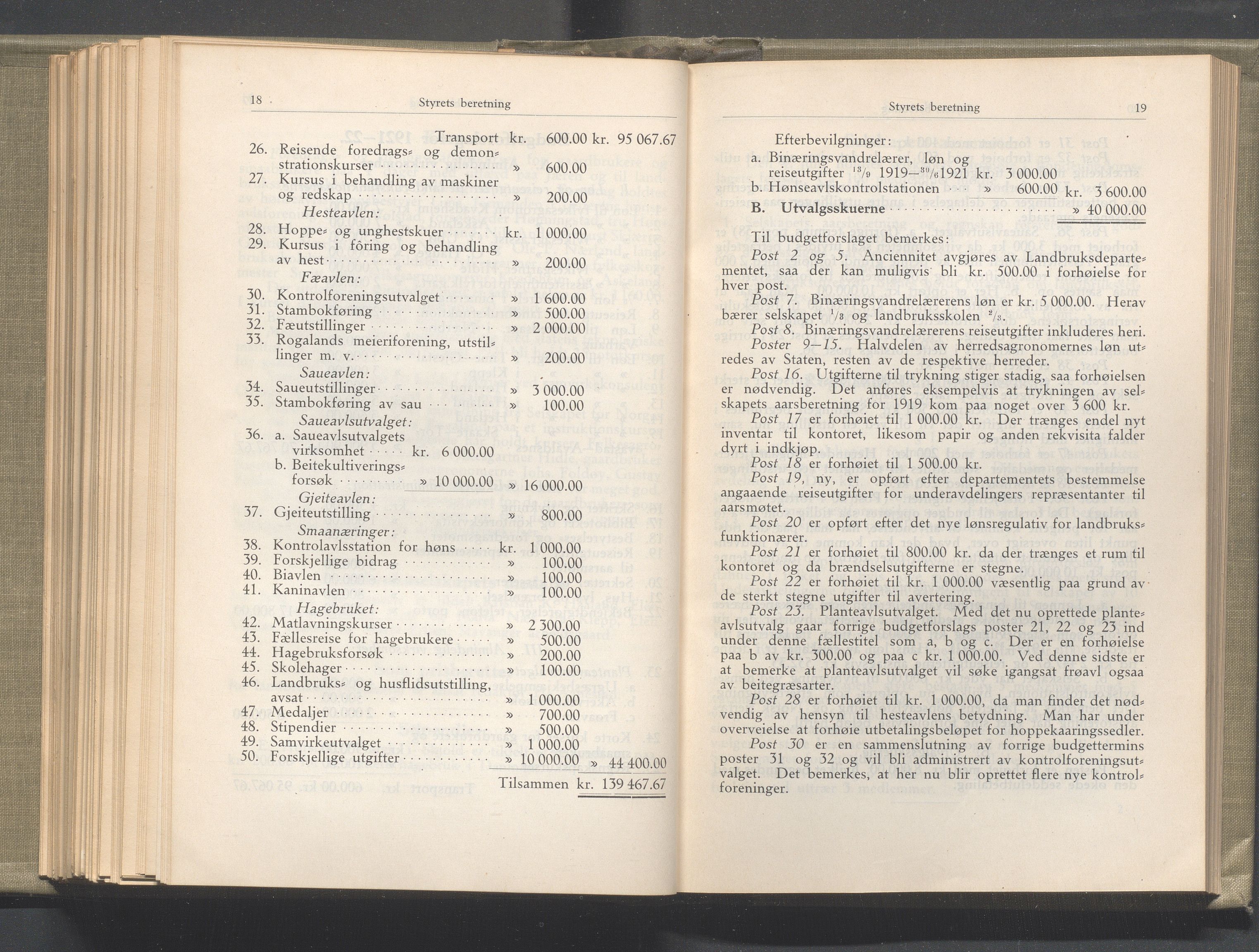 Rogaland fylkeskommune - Fylkesrådmannen , IKAR/A-900/A/Aa/Aaa/L0040: Møtebok , 1921, s. 18-19