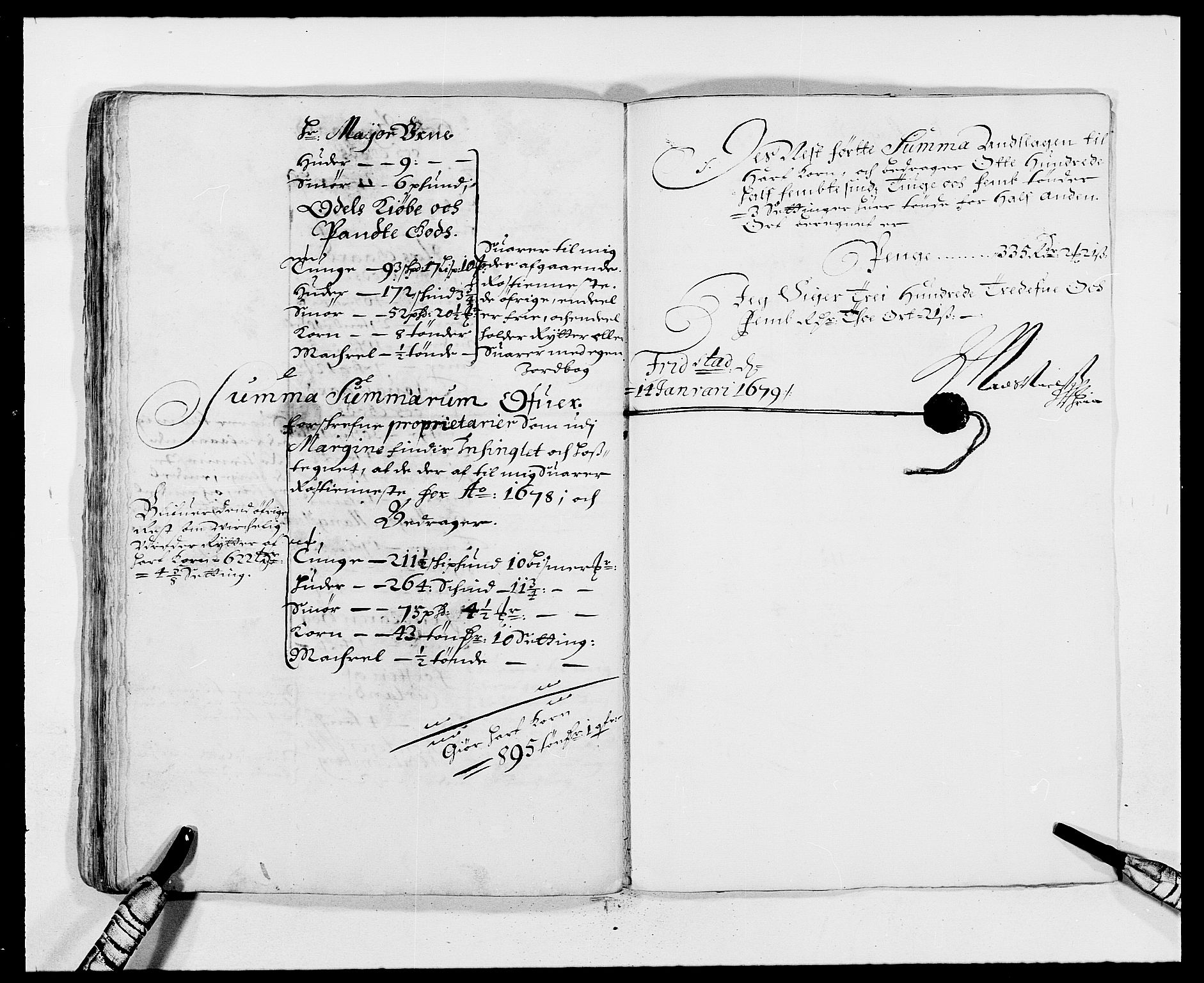 Rentekammeret inntil 1814, Reviderte regnskaper, Fogderegnskap, RA/EA-4092/R03/L0109: Fogderegnskap Onsøy, Tune, Veme og Åbygge fogderi, 1678, s. 250