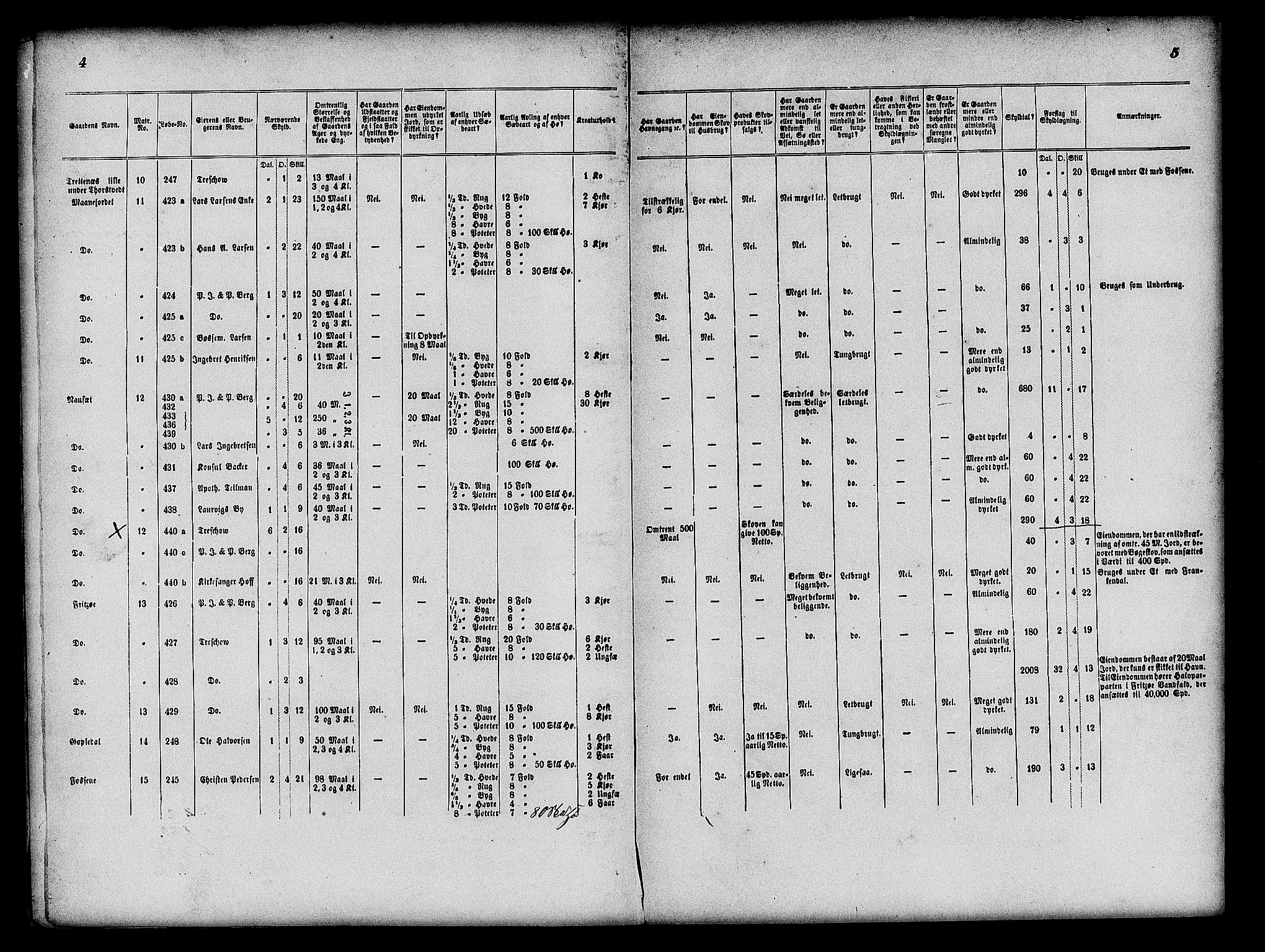 Matrikkelrevisjonen av 1863, AV/RA-S-1530/F/Fe/L0124: Hedrum (3 eksemplarer), 1863