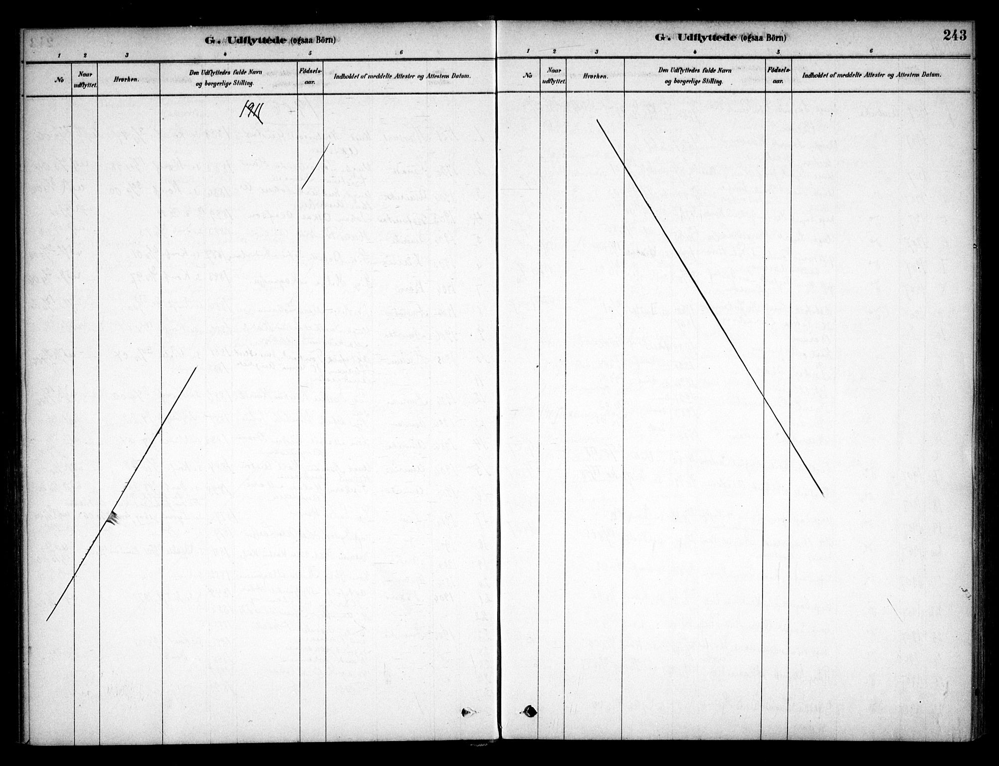 Østre Fredrikstad prestekontor Kirkebøker, AV/SAO-A-10907/F/Fa/L0001: Ministerialbok nr. 1, 1878-1982, s. 243