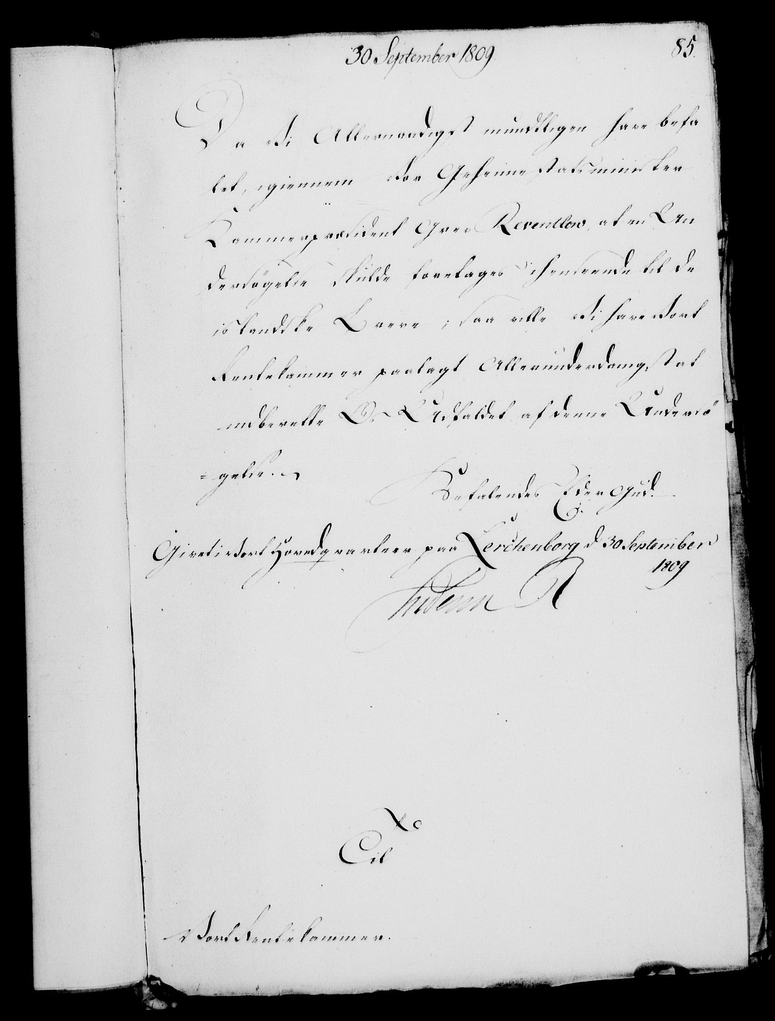 Rentekammeret, Kammerkanselliet, RA/EA-3111/G/Gf/Gfa/L0091: Norsk relasjons- og resolusjonsprotokoll (merket RK 52.91), 1809, s. 346