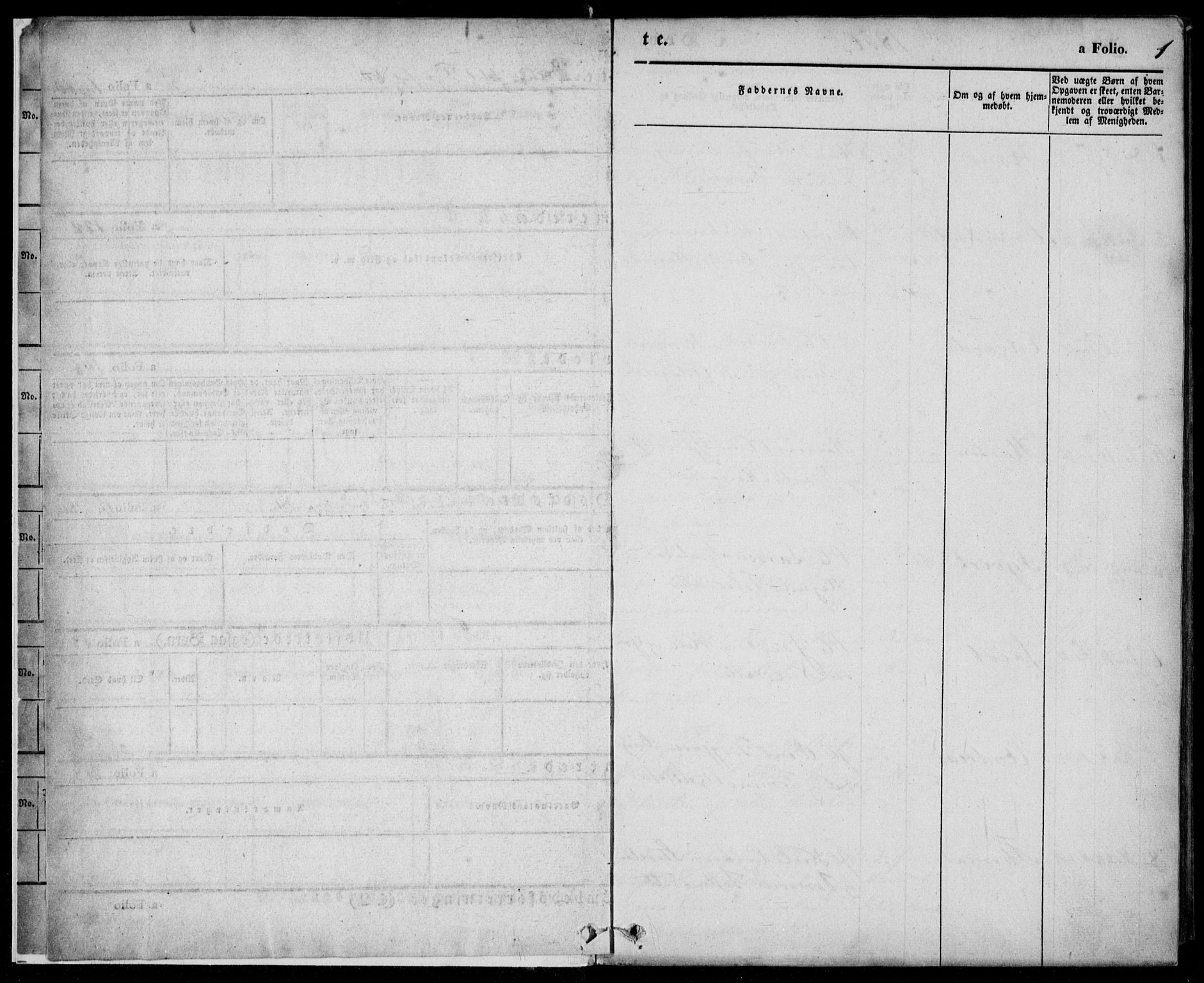 Holum sokneprestkontor, SAK/1111-0022/F/Fa/Faa/L0005: Ministerialbok nr. A 5, 1850-1864, s. 1