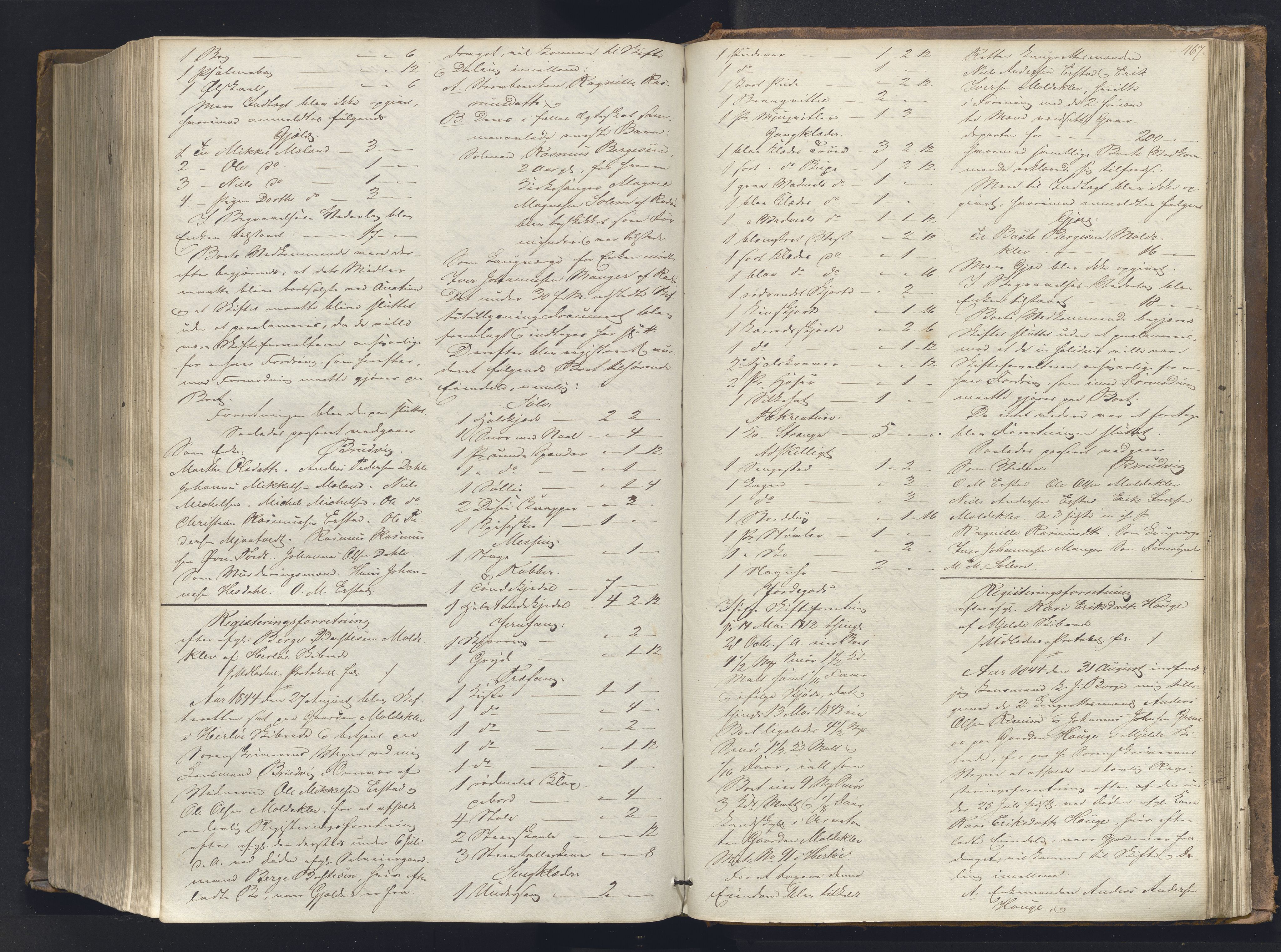 Nordhordland sorenskrivar, AV/SAB-A-2901/1/H/Hb/L0001: Registreringsprotokollar, 1841-1845, s. 467
