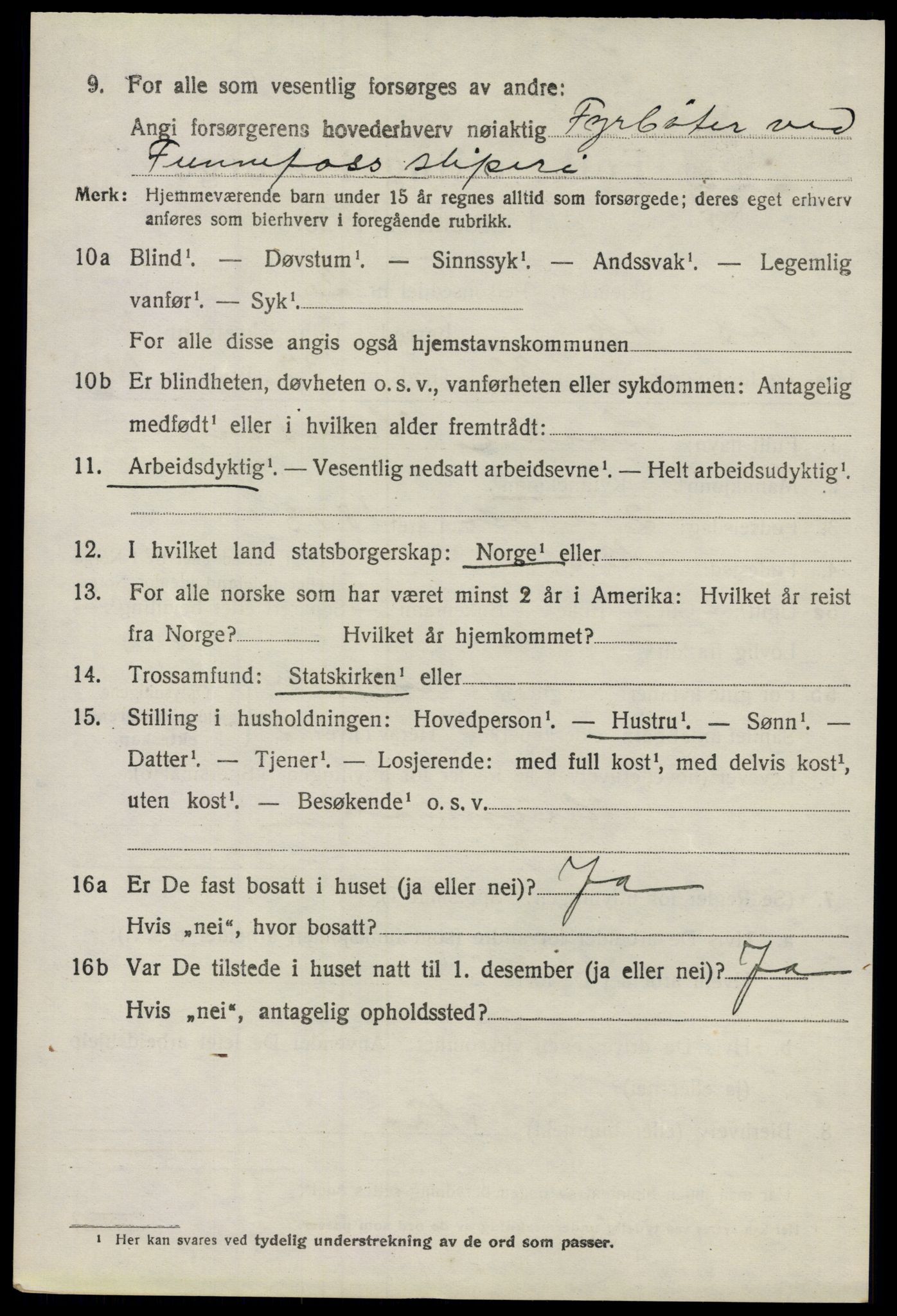 SAO, Folketelling 1920 for 0236 Nes herred, 1920, s. 6845