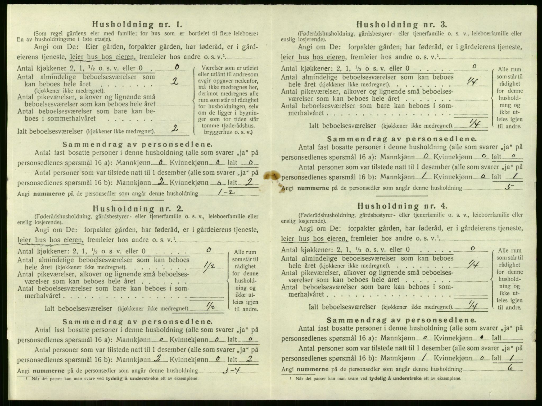 SAKO, Folketelling 1920 for 0618 Hemsedal herred, 1920, s. 543