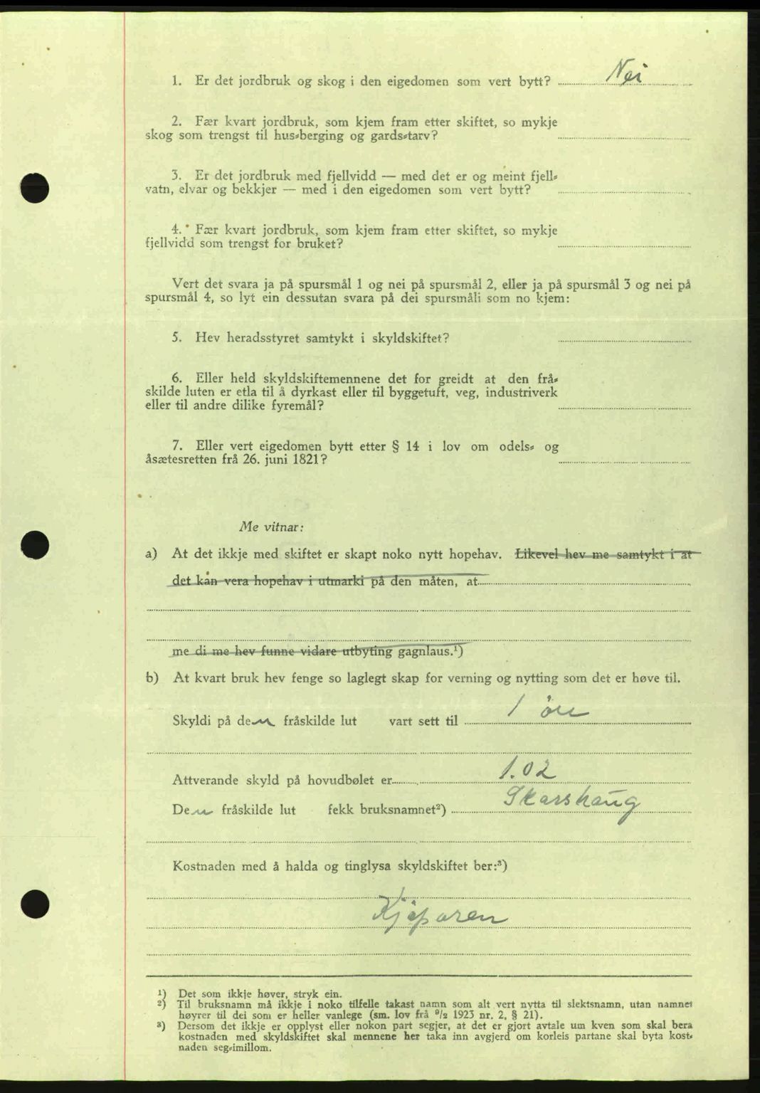 Romsdal sorenskriveri, AV/SAT-A-4149/1/2/2C: Pantebok nr. A17, 1944-1945, Dagboknr: 175/1945