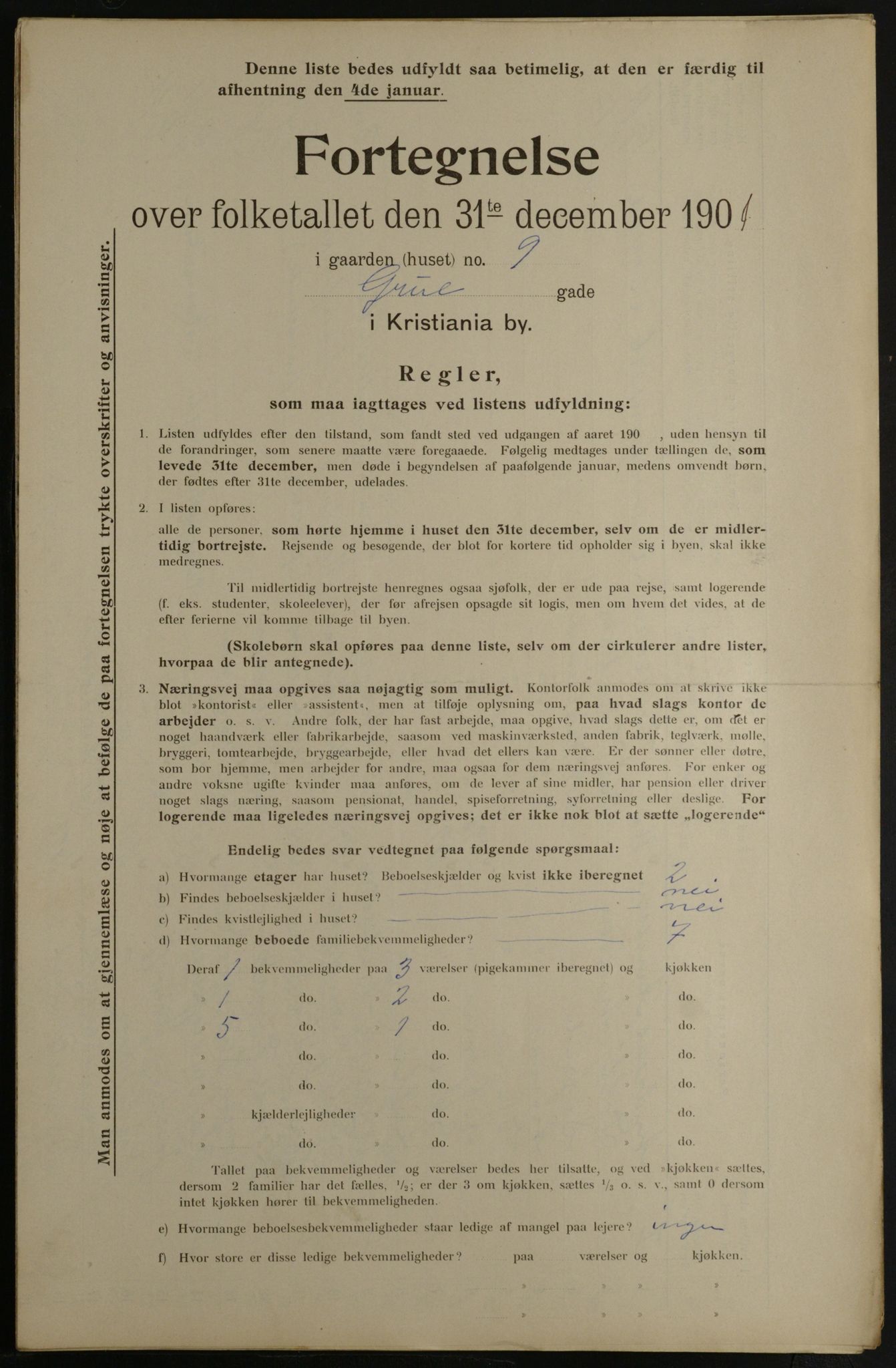 OBA, Kommunal folketelling 31.12.1901 for Kristiania kjøpstad, 1901, s. 4929