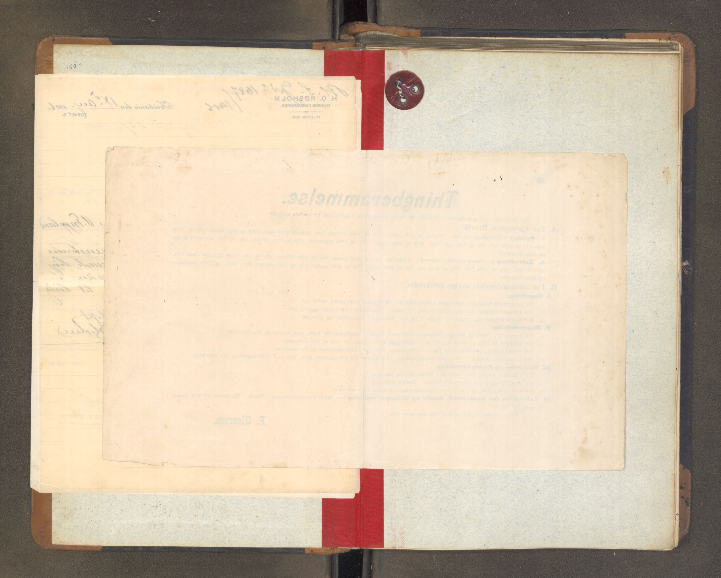 Bamble sorenskriveri, AV/SAKO-A-214/F/Fa/Faa/L0053: Tingbok, 1905-1907