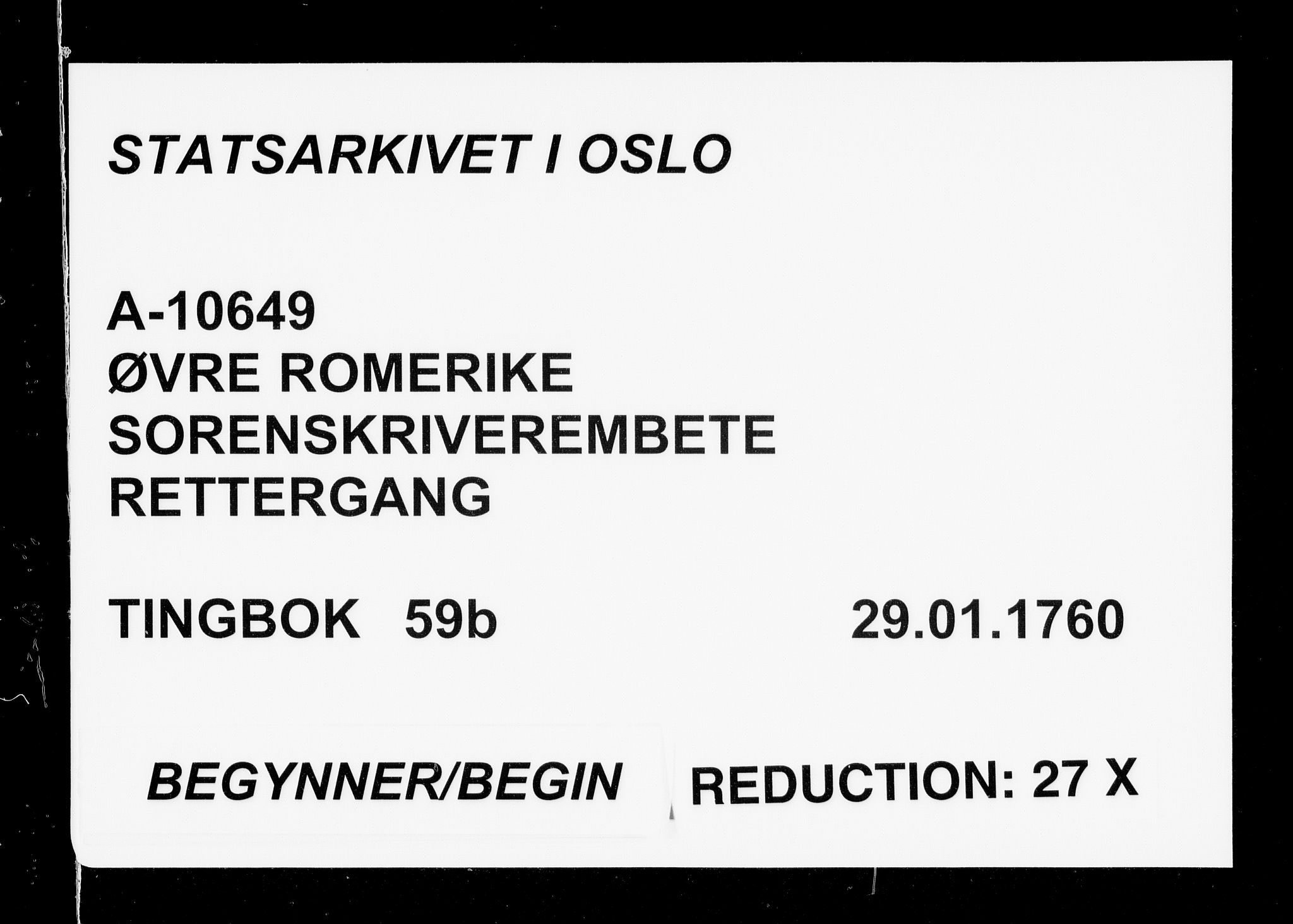 Øvre Romerike sorenskriveri, SAO/A-10649/F/Fb/L0059a: Navneregister (59a) til Tingbok 58, 1760