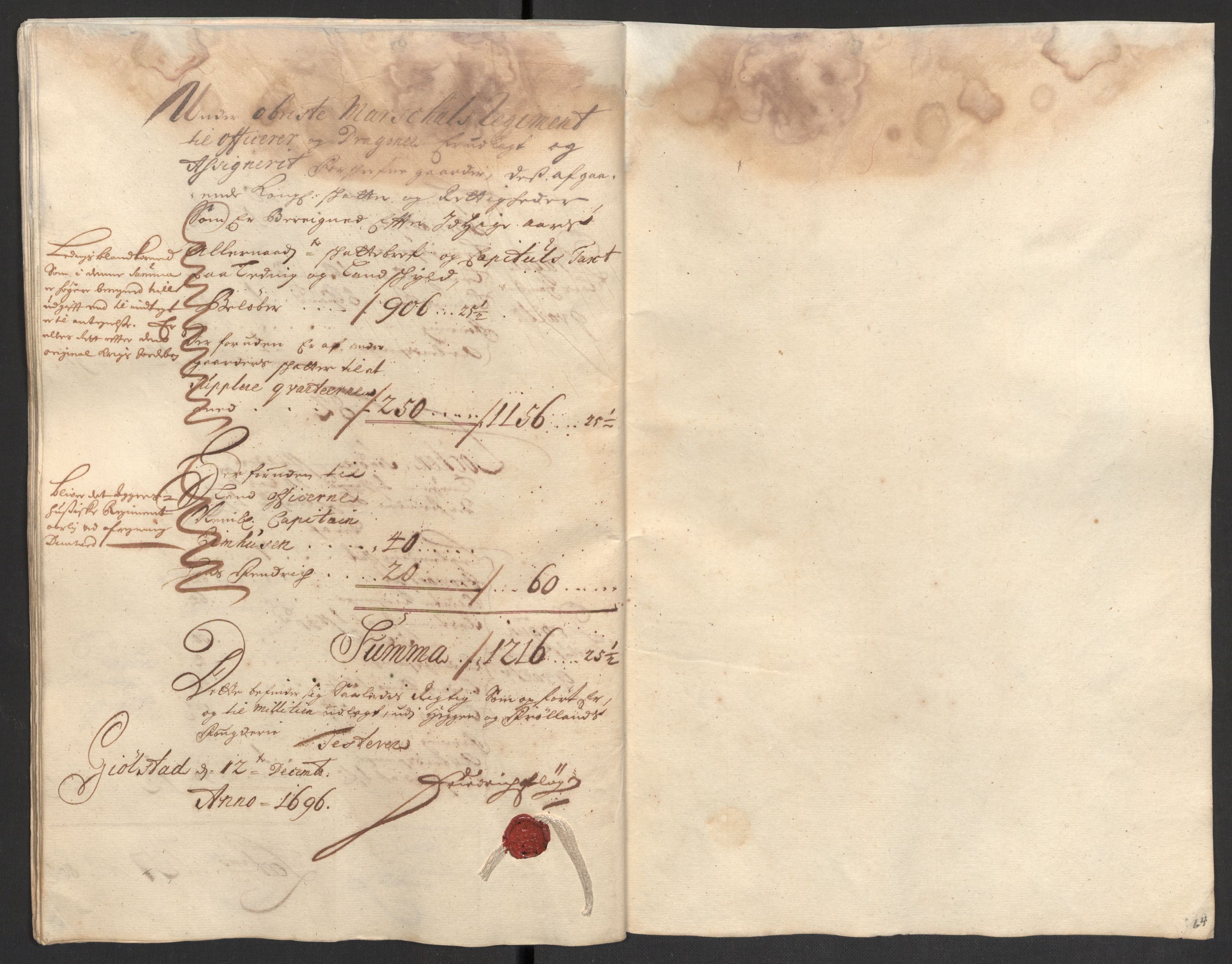 Rentekammeret inntil 1814, Reviderte regnskaper, Fogderegnskap, AV/RA-EA-4092/R07/L0286: Fogderegnskap Rakkestad, Heggen og Frøland, 1696, s. 303