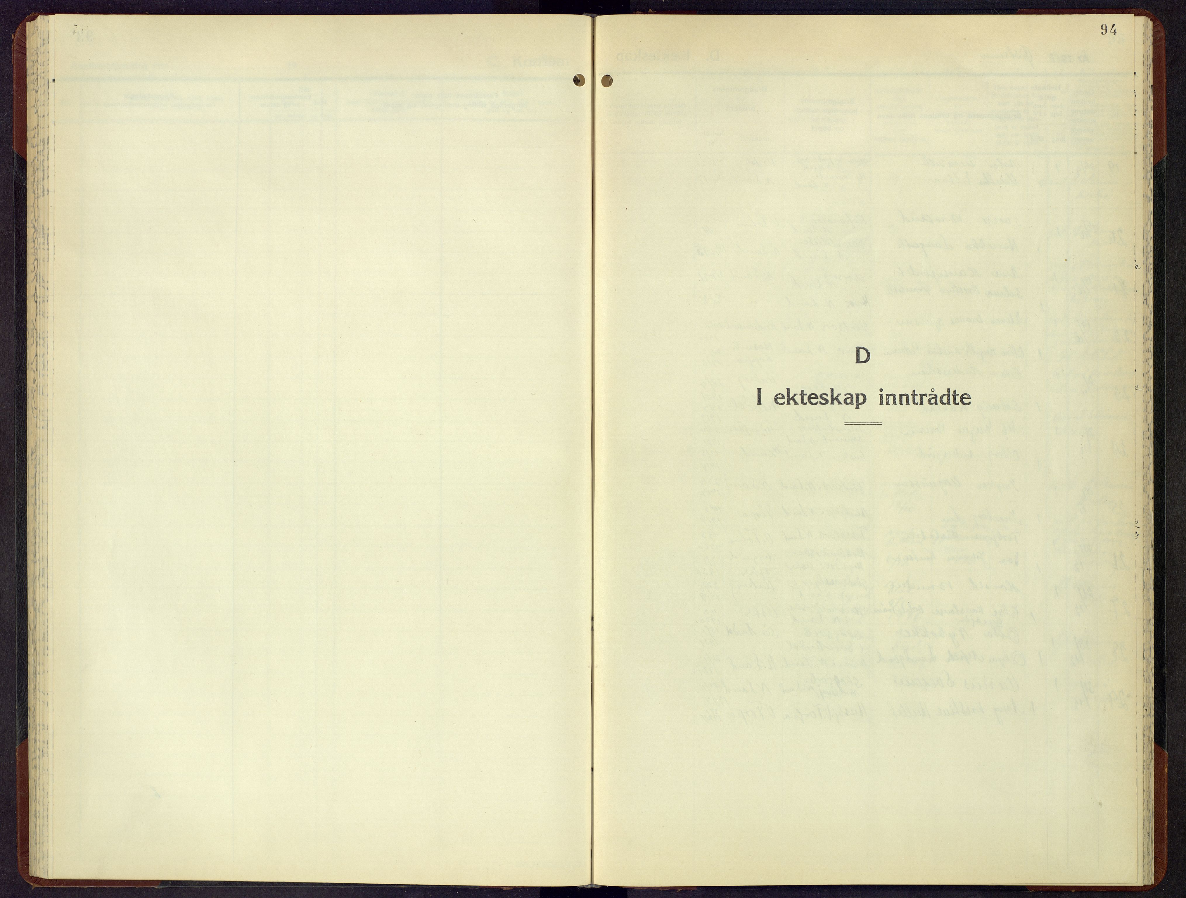 Nordre Land prestekontor, SAH/PREST-124/H/Ha/Hab/L0005: Klokkerbok nr. 5, 1947-1958, s. 94