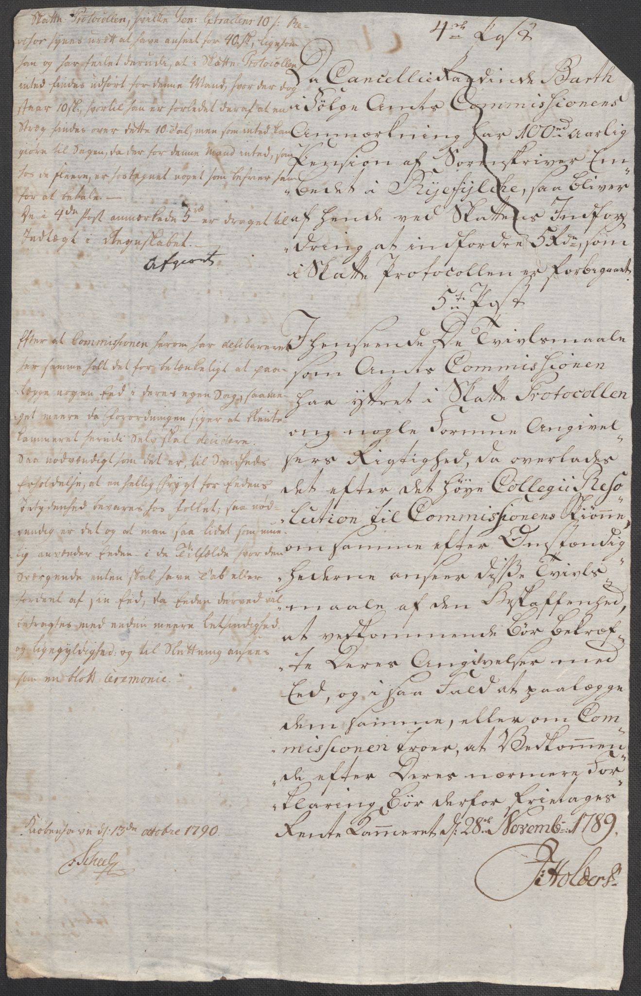Rentekammeret inntil 1814, Reviderte regnskaper, Mindre regnskaper, AV/RA-EA-4068/Rf/Rfe/L0039: Rosendal baroni, Ryfylke fogderi, 1789, s. 174