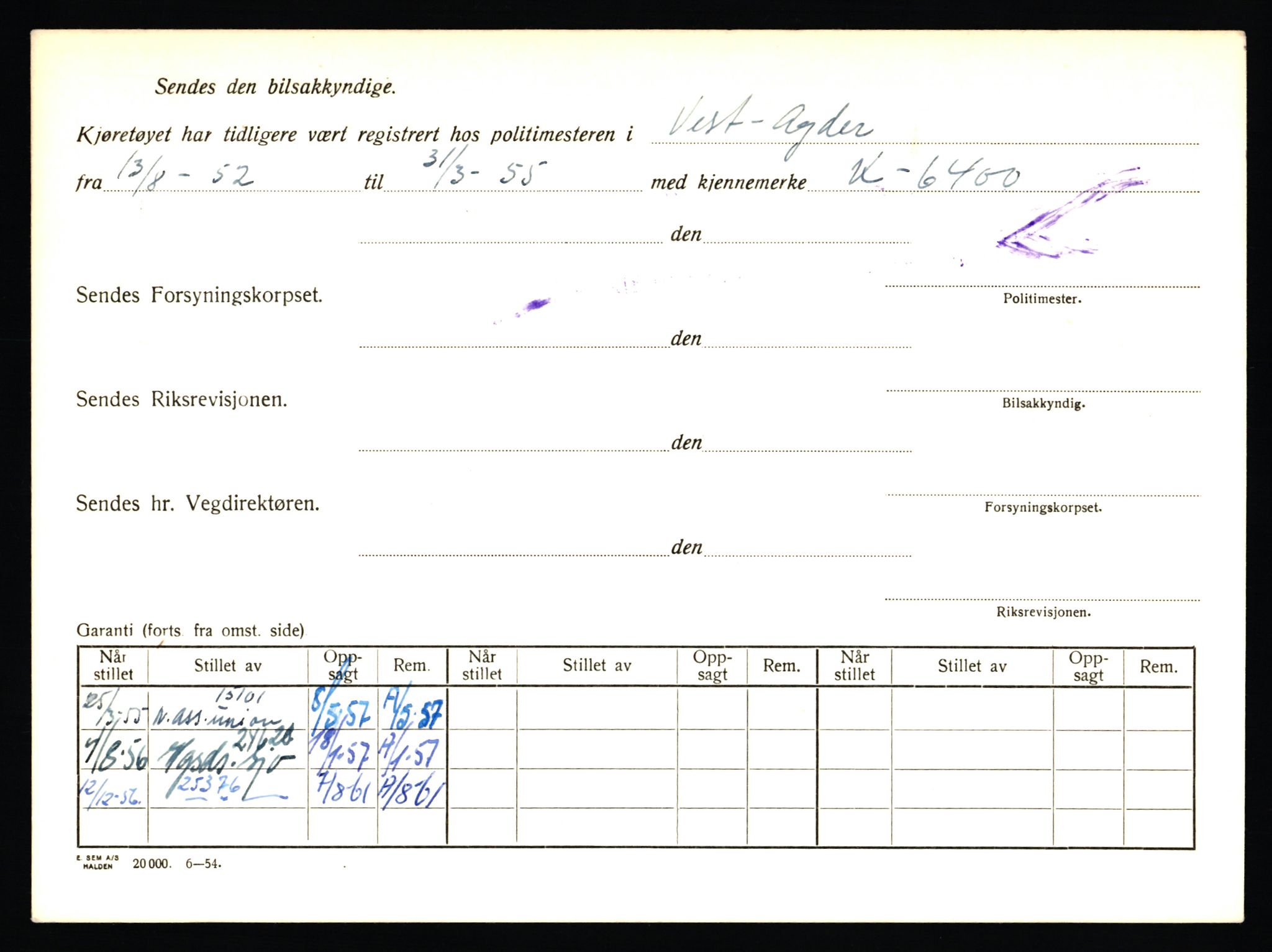 Stavanger trafikkstasjon, AV/SAST-A-101942/0/F/L0047: L-28400 - L-29099, 1930-1971, s. 190