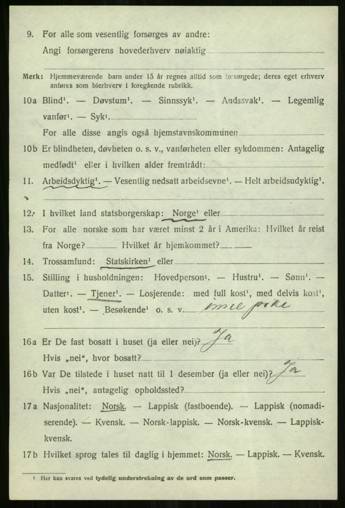 SATØ, Folketelling 1920 for 1941 Skjervøy herred, 1920, s. 6796