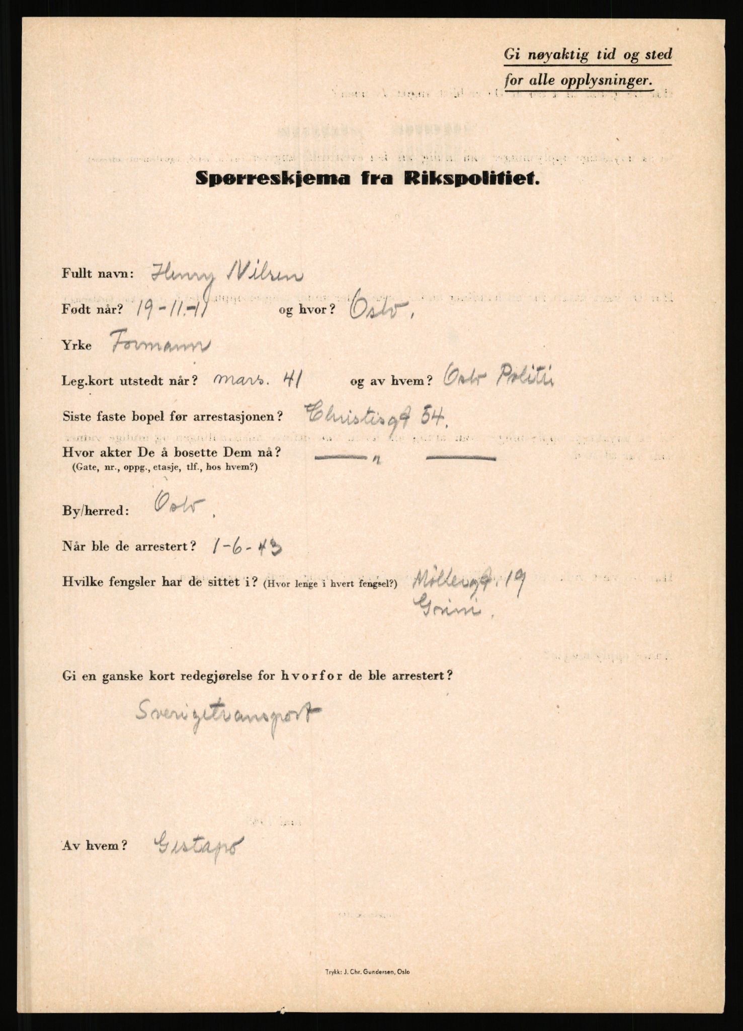 Rikspolitisjefen, AV/RA-S-1560/L/L0012: Mogensen, Øivind - Noraas, Lars, 1940-1945, s. 658