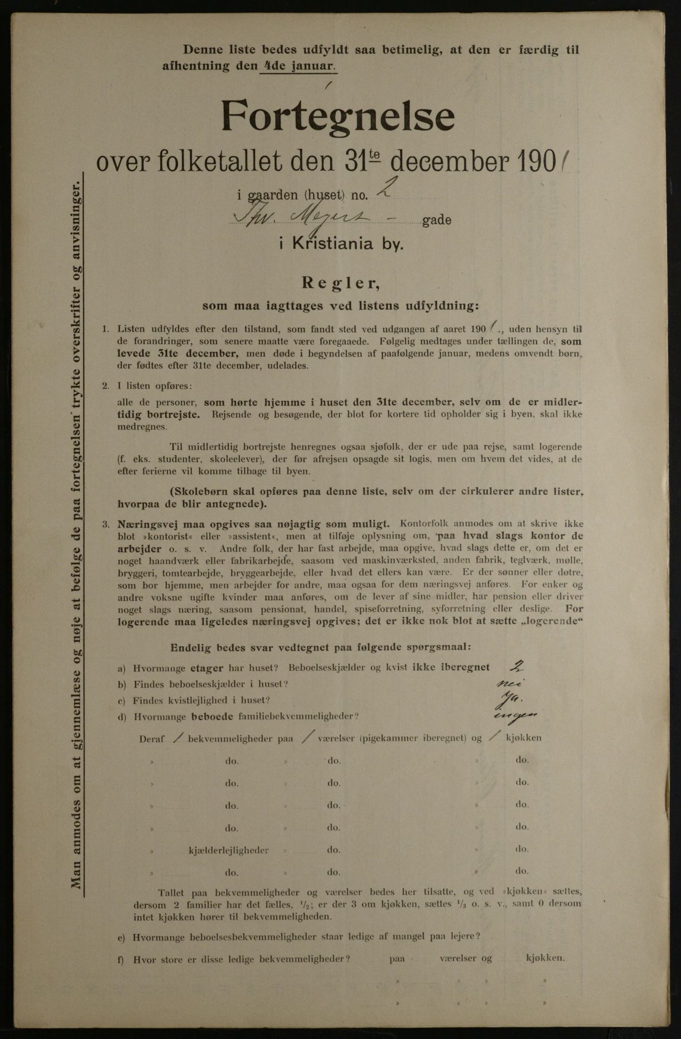 OBA, Kommunal folketelling 31.12.1901 for Kristiania kjøpstad, 1901, s. 16807