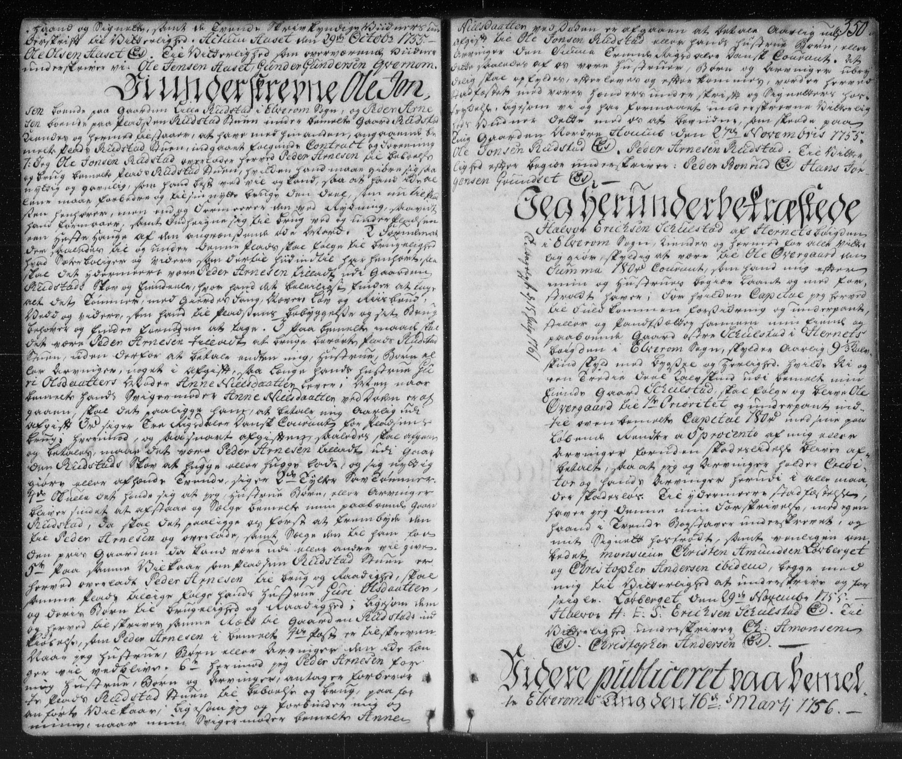 Solør og Østerdalen sorenskriveri, SAH/TING-024/H/Hb/Hba/L0005: Pantebok nr. 5, 1749-1757, s. 350