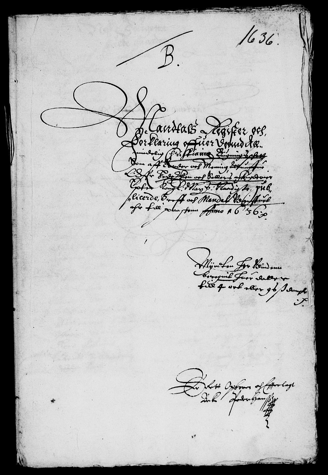 Rentekammeret inntil 1814, Reviderte regnskaper, Lensregnskaper, AV/RA-EA-5023/R/Rb/Rba/L0124: Akershus len, 1634-1636