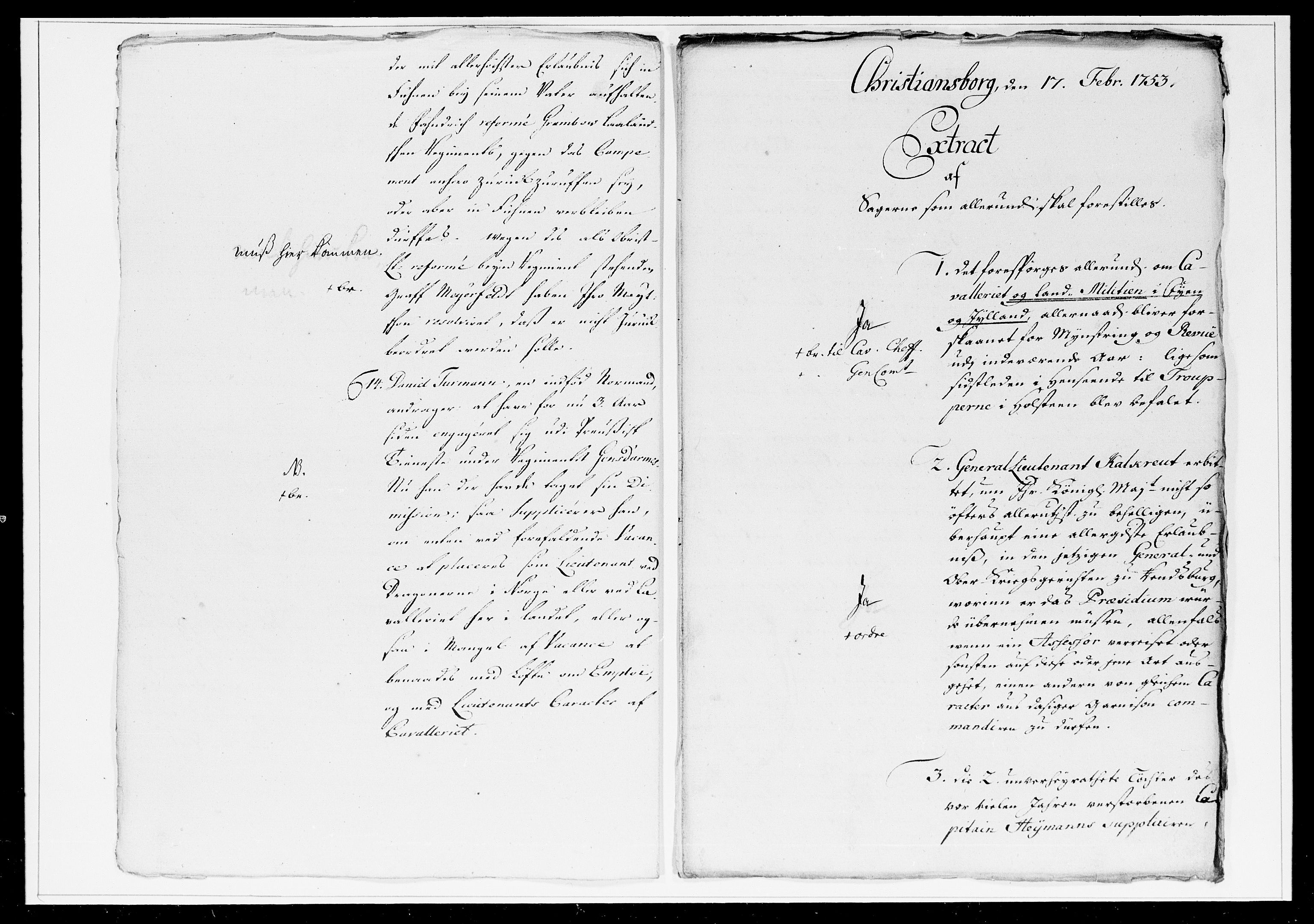 Krigskollegiet, Krigskancelliet, DRA/A-0006/-/1241-1247: Refererede sager, 1753, s. 35