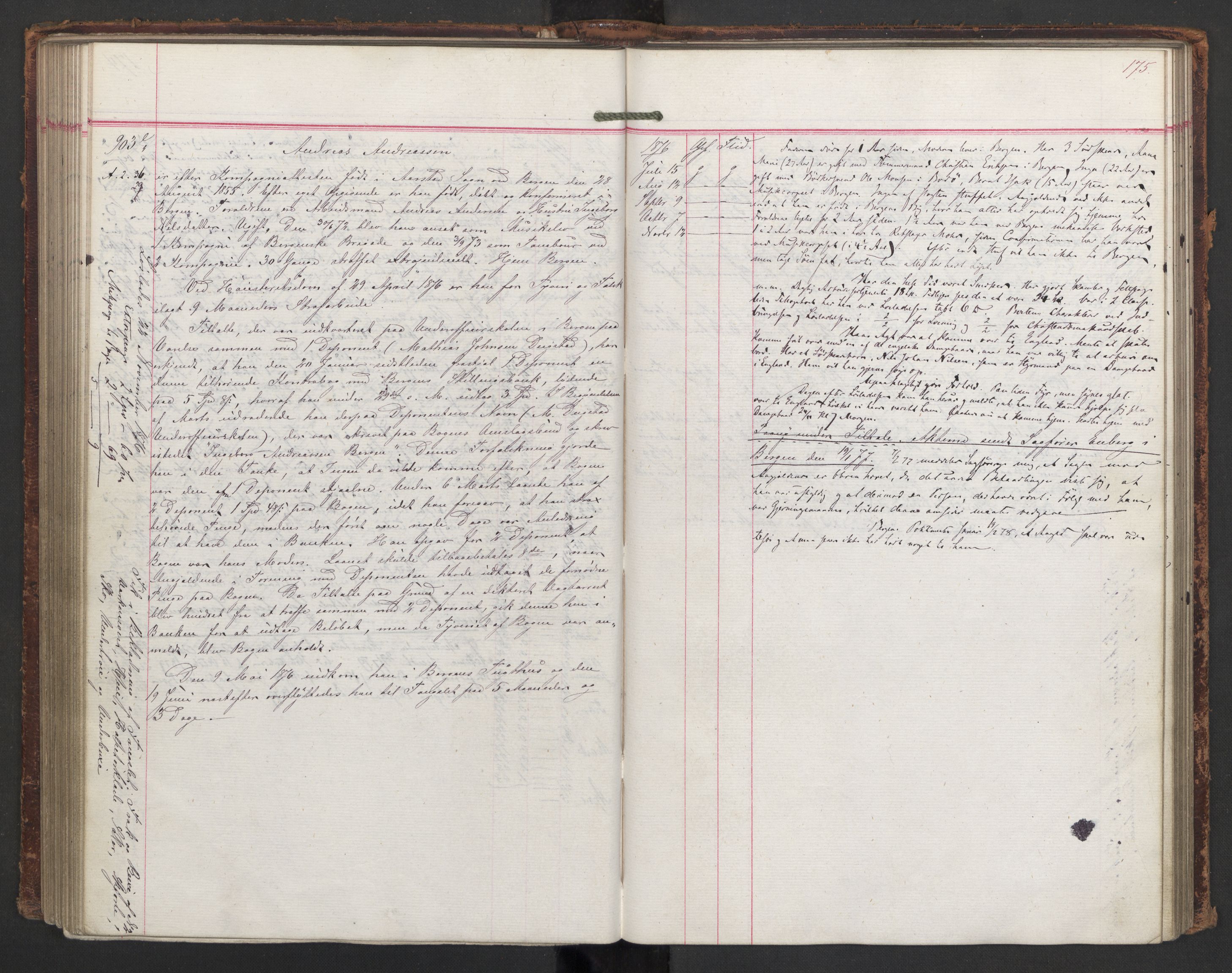 Botsfengslet, AV/RA-S-1539/D/Db/Dbb/L0016: 728e - 20f, 1875-1877, s. 175