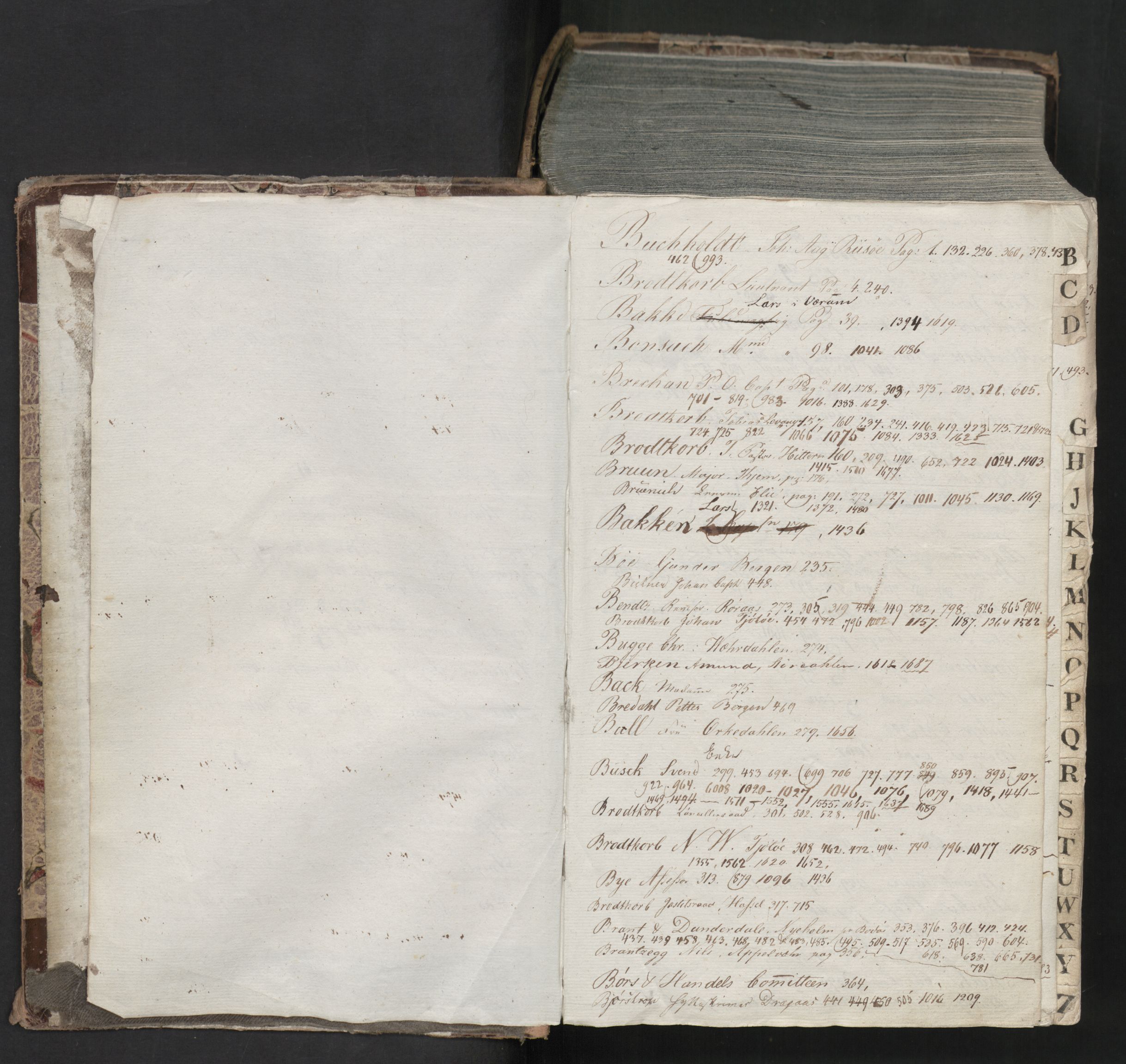 Hoë, Herman & Co, AV/SAT-PA-0280/11/L0032: Kopibok, innenlandsk, 1825-1830