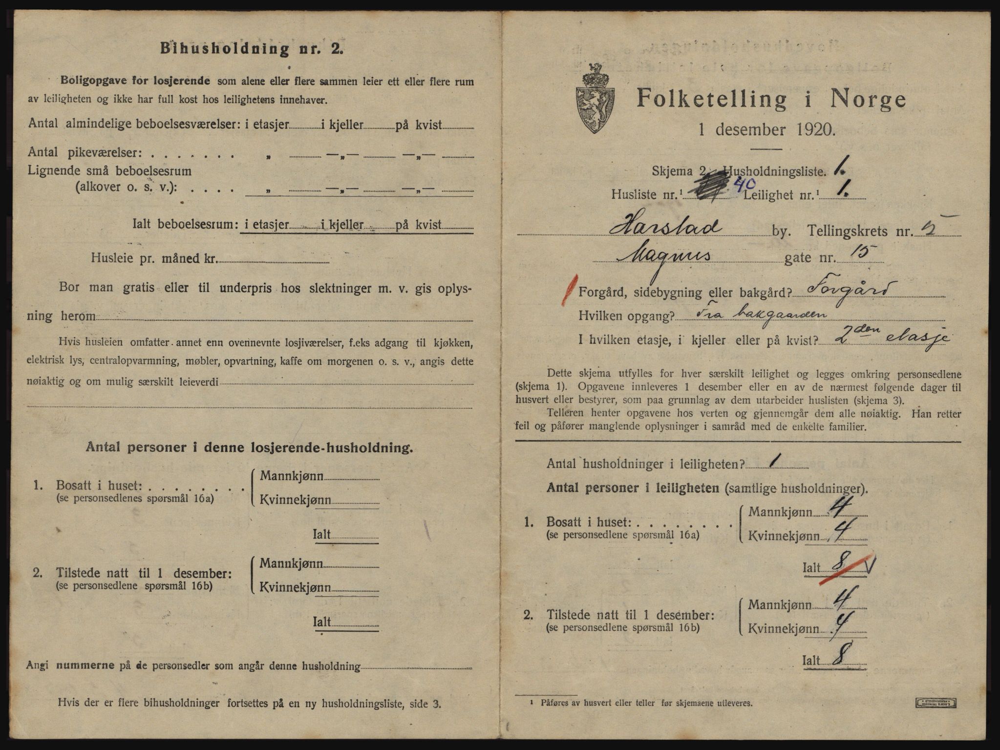 SATØ, Folketelling 1920 for 1901 Harstad ladested, 1920, s. 1803