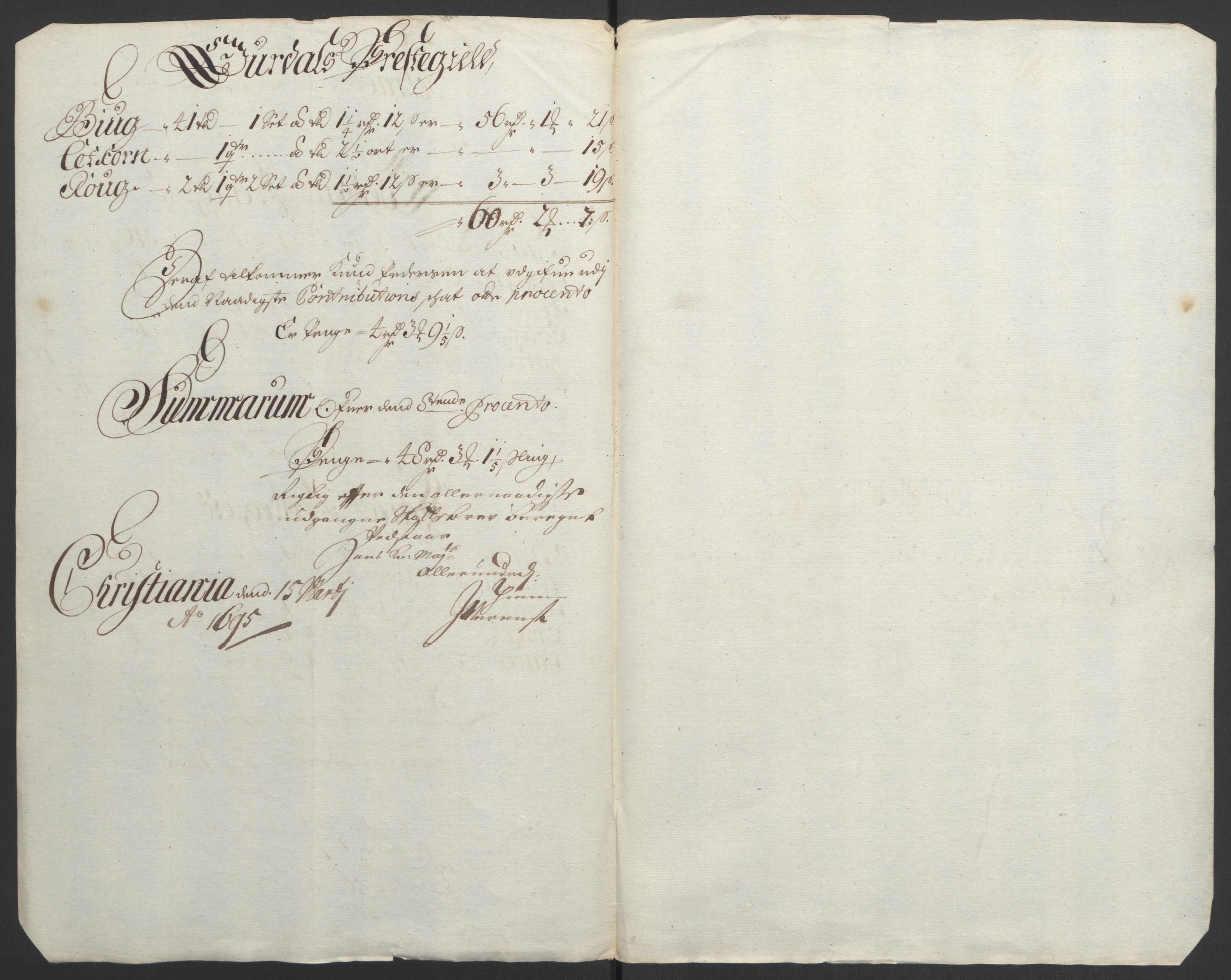Rentekammeret inntil 1814, Reviderte regnskaper, Fogderegnskap, RA/EA-4092/R18/L1292: Fogderegnskap Hadeland, Toten og Valdres, 1693-1694, s. 251