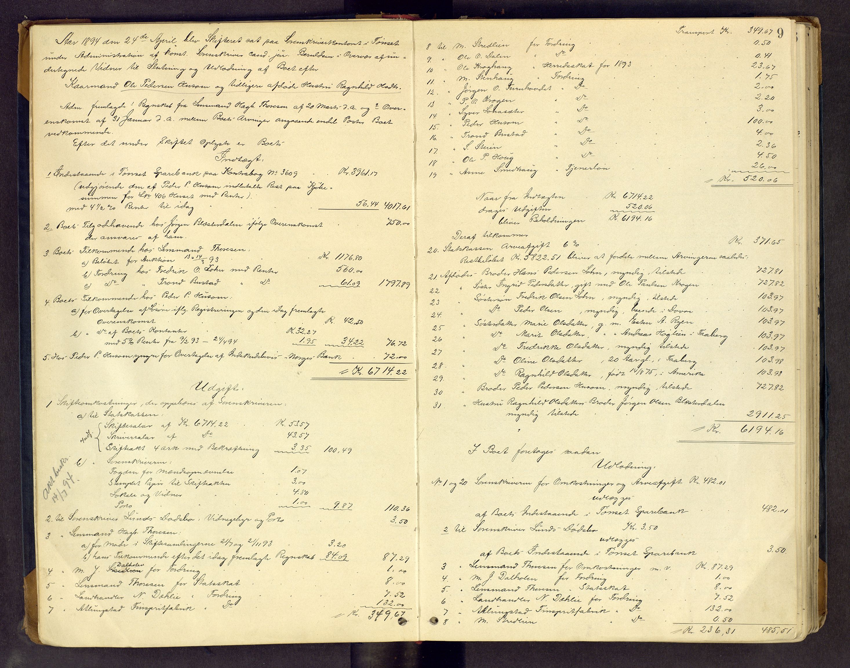 Nord-Østerdal tingrett, AV/SAH-TING-020/J/Jd/L0005: Skifteutlodningsprotokoll, 1893-1907, s. 9
