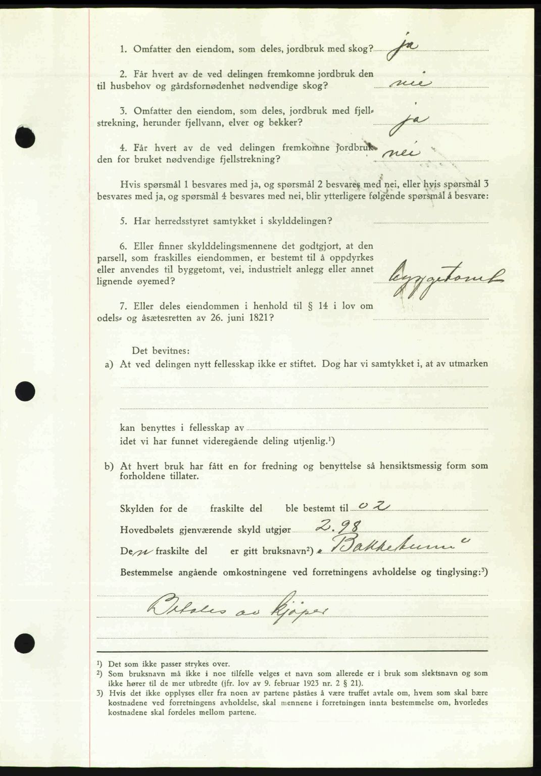 Romsdal sorenskriveri, AV/SAT-A-4149/1/2/2C: Pantebok nr. A24, 1947-1947, Dagboknr: 2140/1947