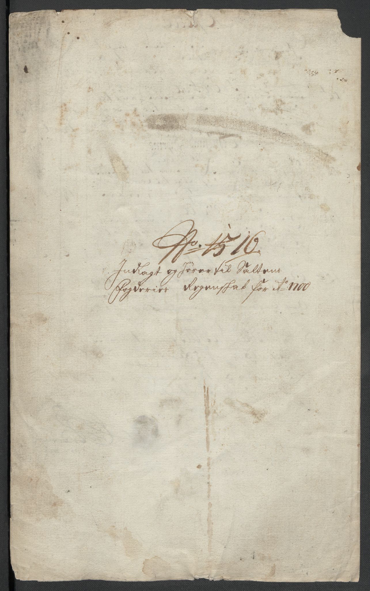 Rentekammeret inntil 1814, Reviderte regnskaper, Fogderegnskap, RA/EA-4092/R66/L4579: Fogderegnskap Salten, 1697-1700, s. 420