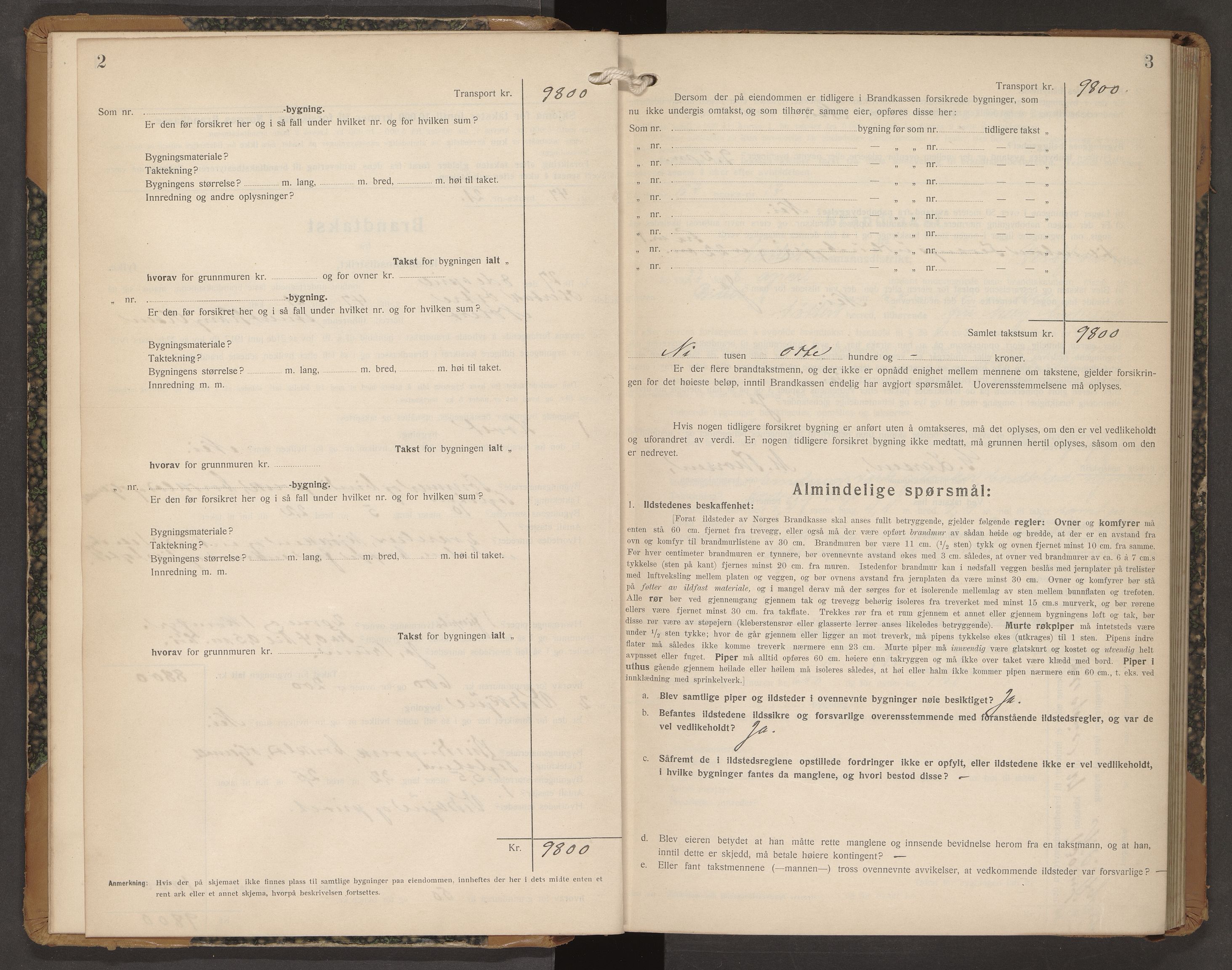 Nøtterøy lensmannskontor, AV/SAKO-A-540/Y/Yg/Ygb/L0007: Skjematakstprotokoll, 1927-1928, s. 2-3