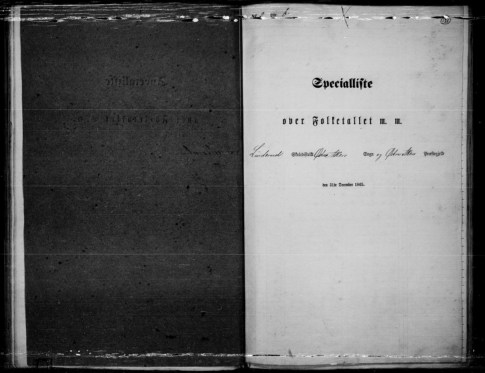 RA, Folketelling 1865 for 0218bP Østre Aker prestegjeld, 1865, s. 114