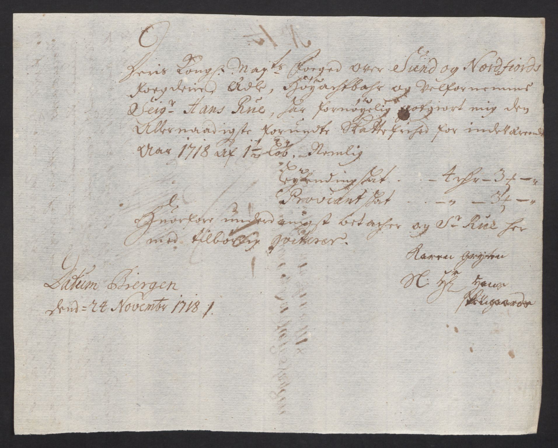 Rentekammeret inntil 1814, Reviderte regnskaper, Fogderegnskap, AV/RA-EA-4092/R53/L3441: Fogderegnskap Sunn- og Nordfjord, 1717-1718, s. 360