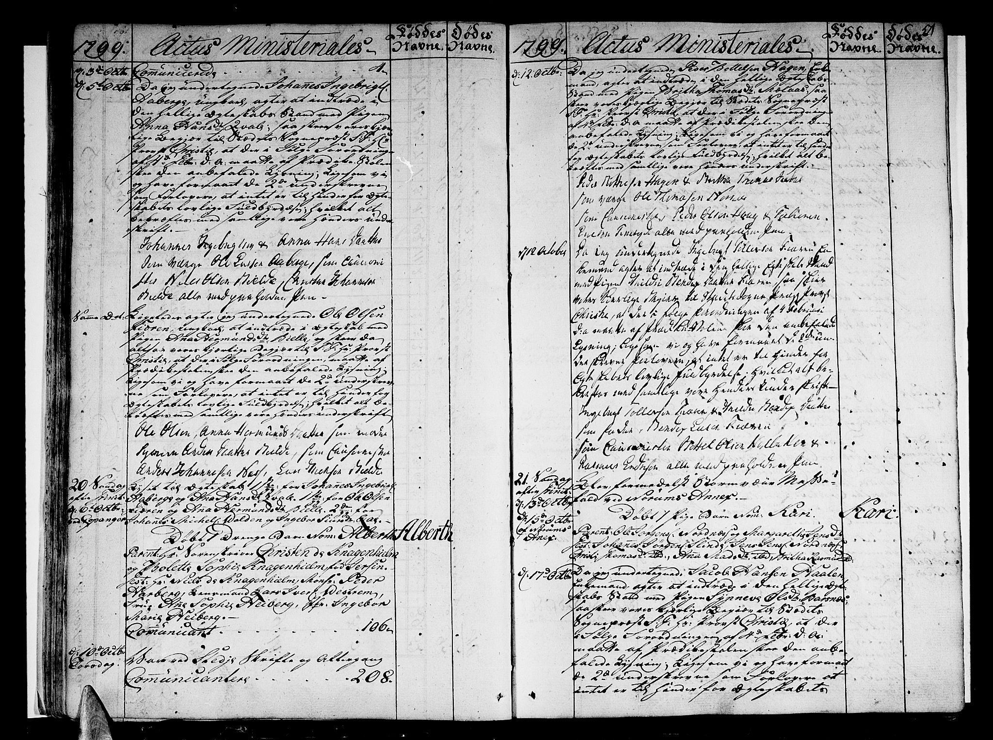 Sogndal sokneprestembete, AV/SAB-A-81301/H/Haa/Haaa/L0008: Ministerialbok nr. A 8, 1795-1809, s. 54