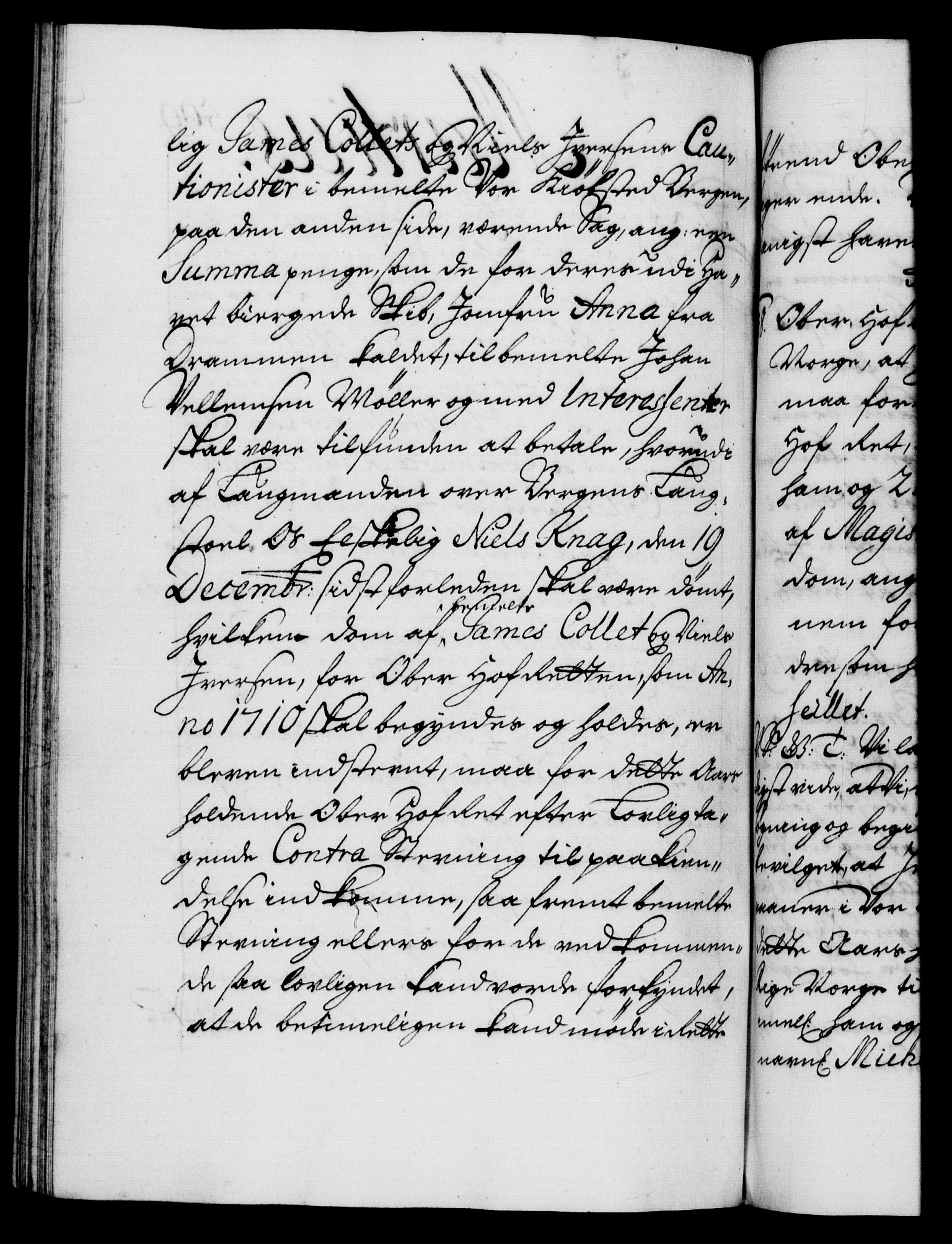 Danske Kanselli 1572-1799, AV/RA-EA-3023/F/Fc/Fca/Fcab/L0018: Norske tegnelser, 1707-1709, s. 509b