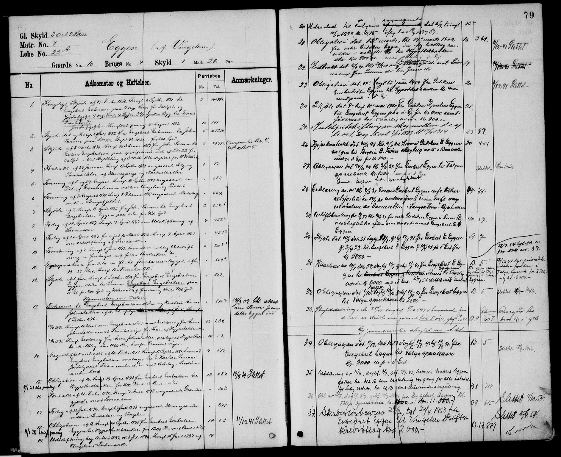 Nord-Østerdal tingrett, AV/SAH-TING-020/H/Ha/Hah/L0048: Panteregister nr. 1, 1897, s. 79