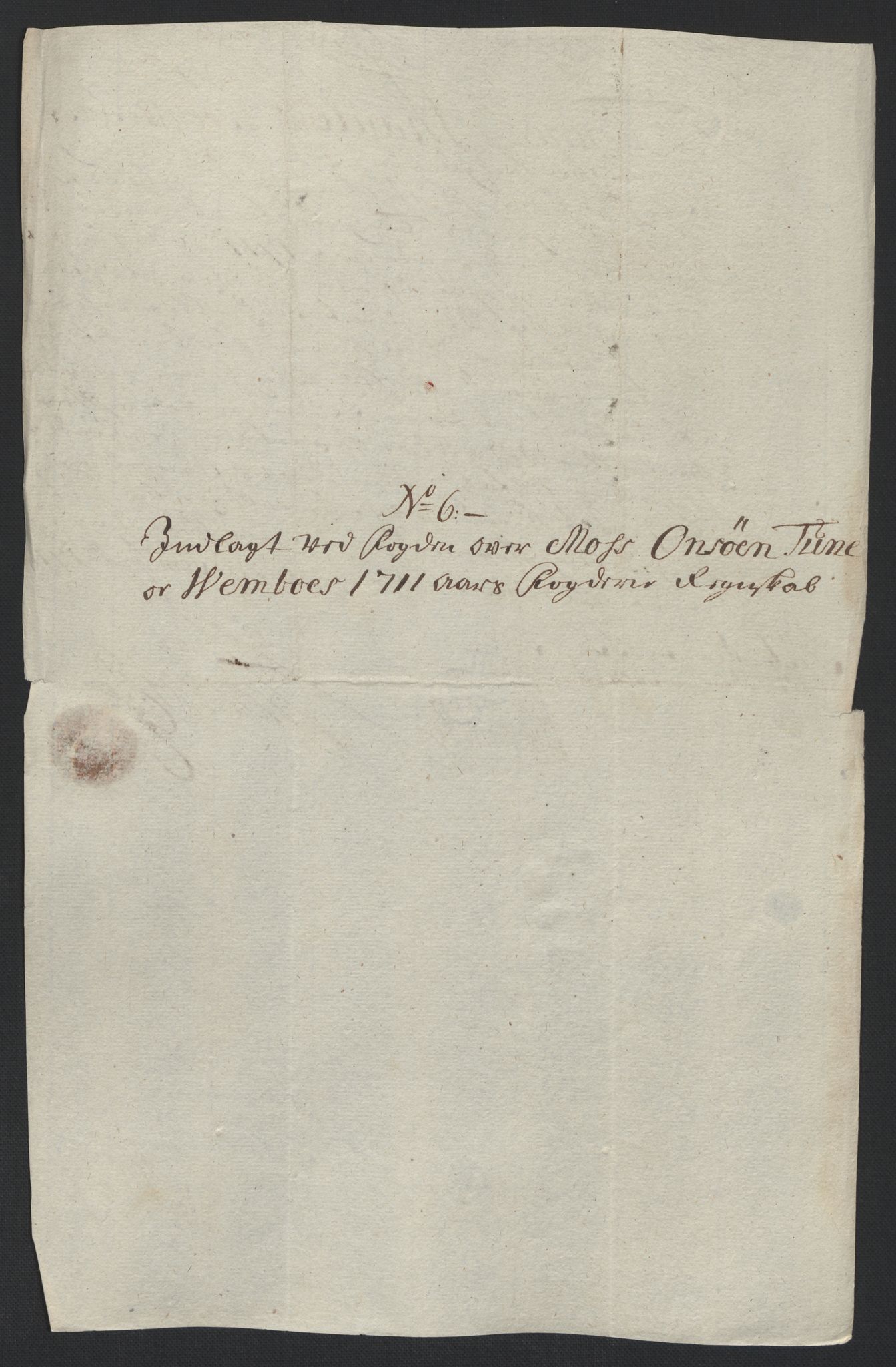 Rentekammeret inntil 1814, Reviderte regnskaper, Fogderegnskap, RA/EA-4092/R04/L0136: Fogderegnskap Moss, Onsøy, Tune, Veme og Åbygge, 1711, s. 46