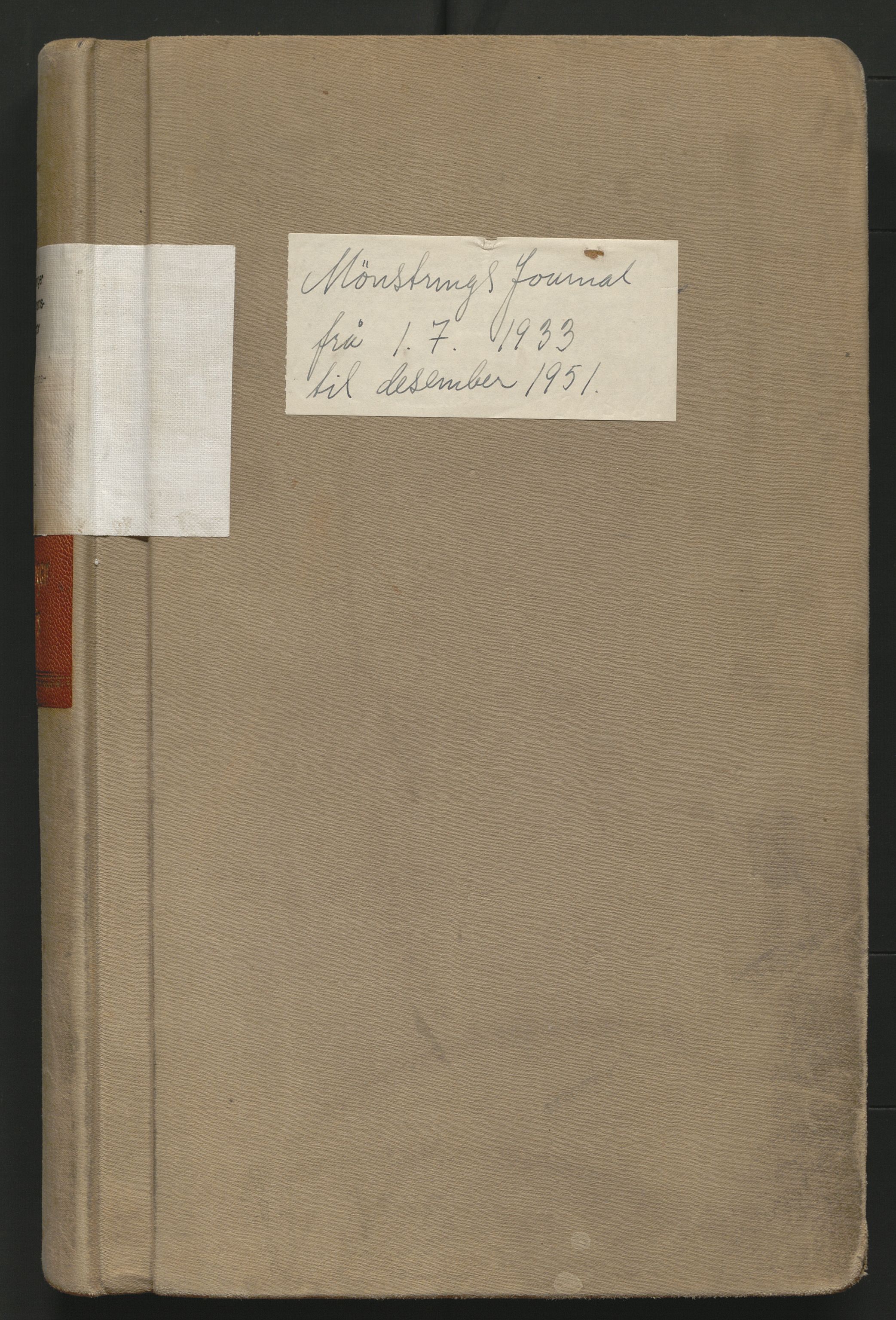 Stavanger sjømannskontor, AV/SAST-A-102006/G/Ga/L0007: Mønstringsjournal, 1933-1951